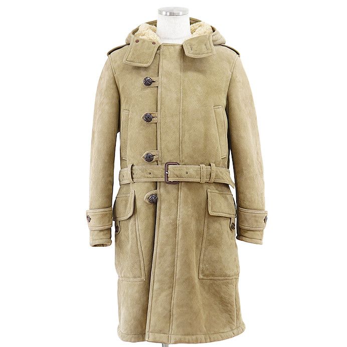 Gucci Gucci Gucci Shearling Sheepskin Coat Leather Outerwear DUTY FREE for USA Size ONE SIZE - 1 Thumbnail