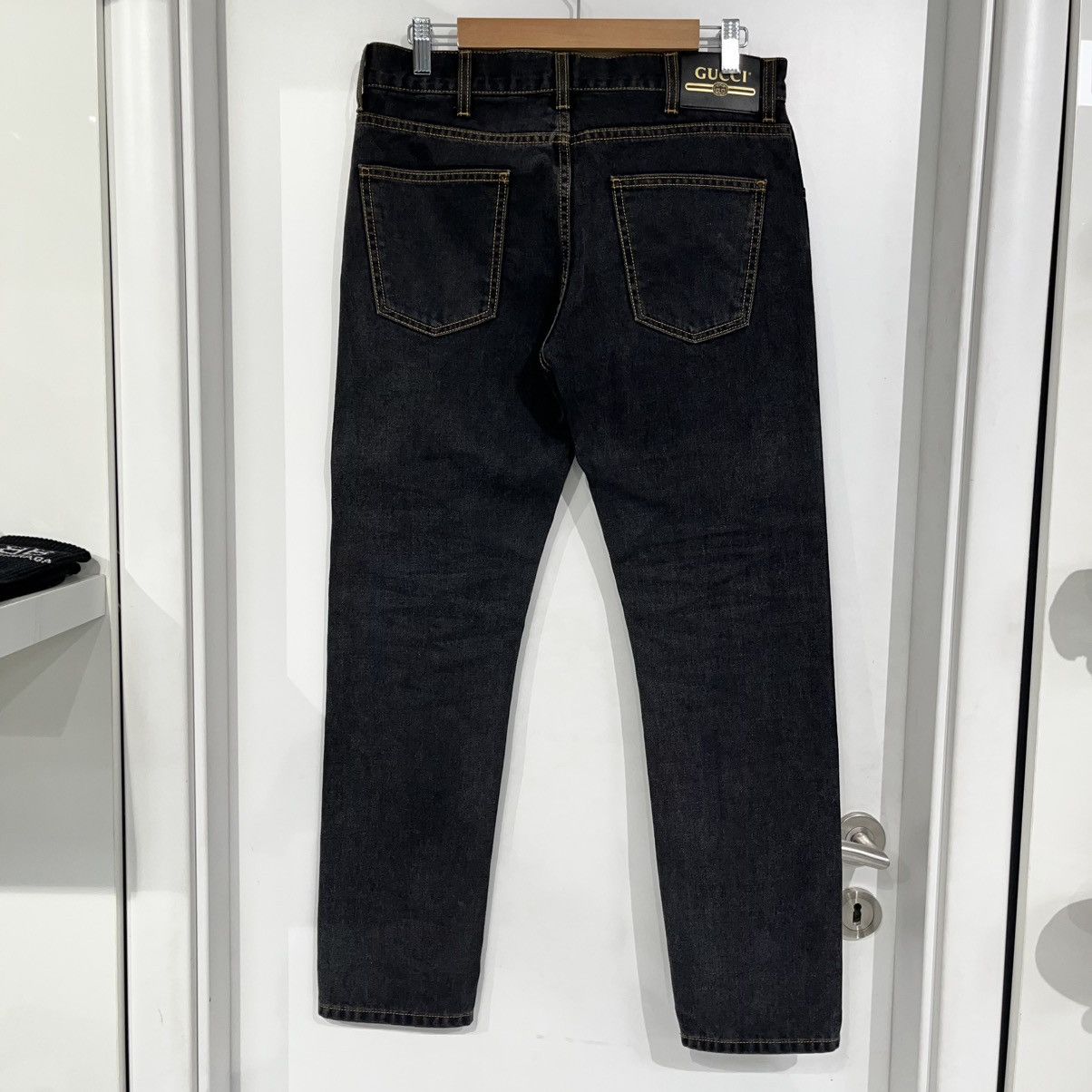 Gucci Gucci Denim Jeans Black Size US 31 - 2 Thumbnail