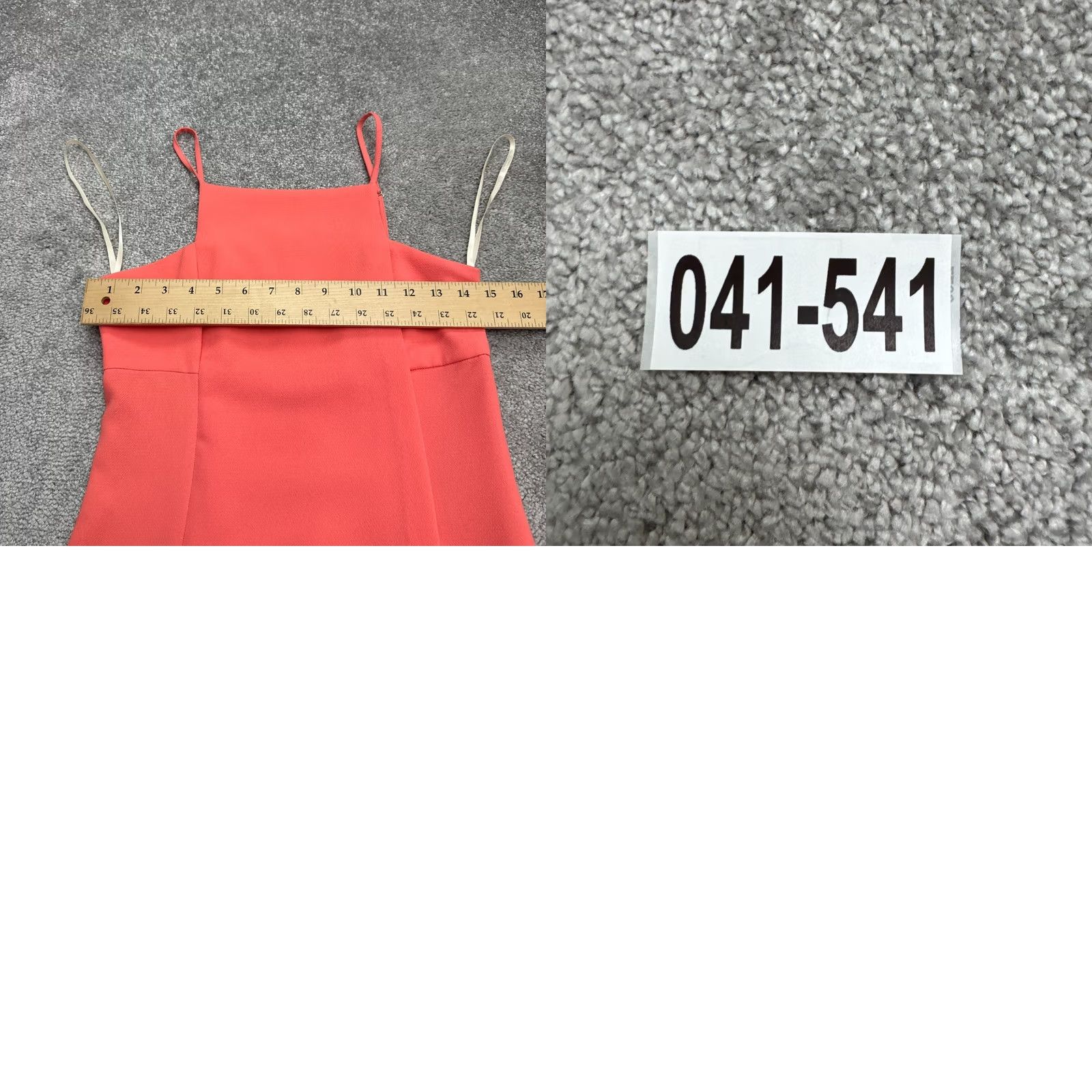 BCBGeneration BCBGeneration Dress Women Mini Peach Square Neck Sleeveless 4 Asymmetric Strappy Sleeve Orange Pattern Solid Size S / US 4 / IT 40 - 9 Thumbnail