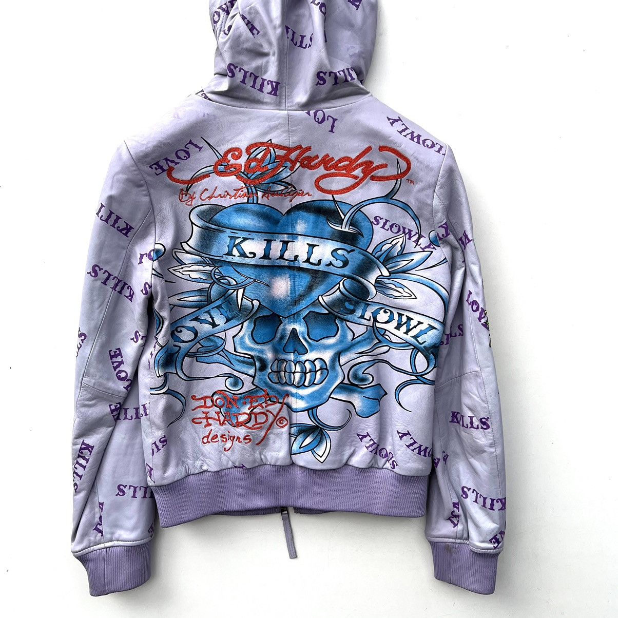 Ed Hardy Ed Hardy leather jacket Size L / US 10 / IT 46 - 8 Thumbnail