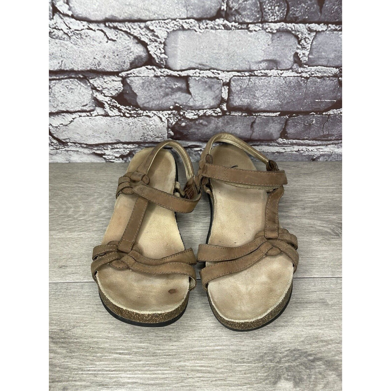 Teva Teva Ventura Cork Brown Ankle Strappy Casual Outdoor Sandals Size US 9 / IT 39 - 14 Thumbnail
