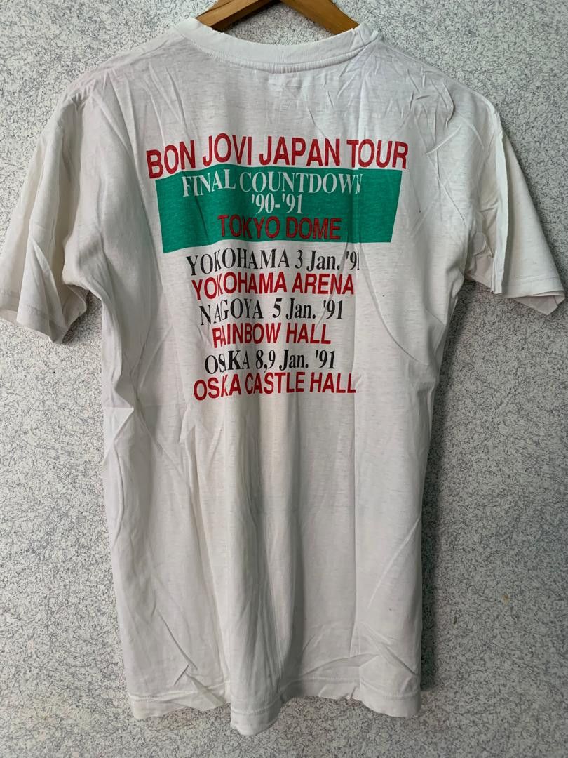 Band Tees × Vintage Vintage band bon Jovi Size US M / EU 48-50 / 2 - 4 Thumbnail
