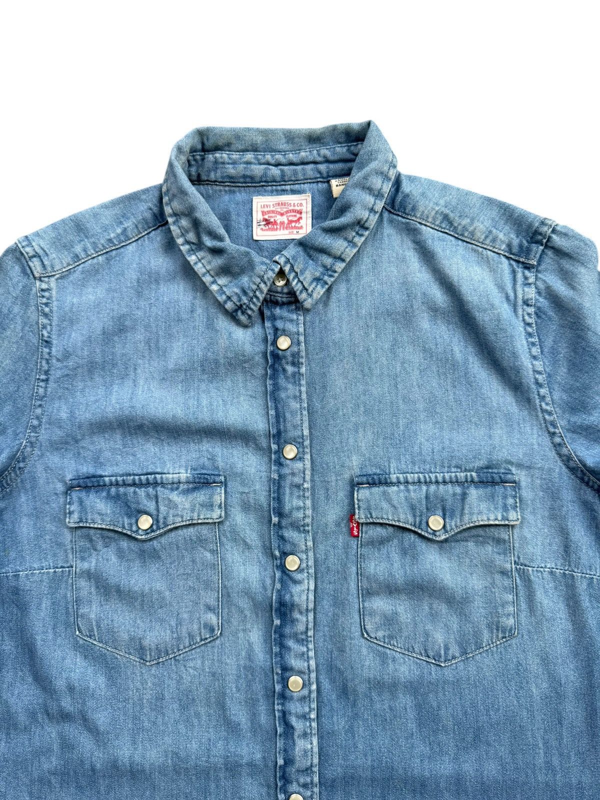 Levi's Levis Womens Western Shirt Size M / US 6-8 / IT 42-44 - 3 Thumbnail