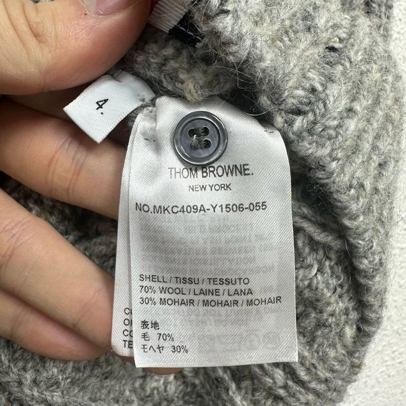 Thom Browne Thom Browne size4 Cashmere wool coat Size US XL / EU 56 / 4 - 4 Thumbnail