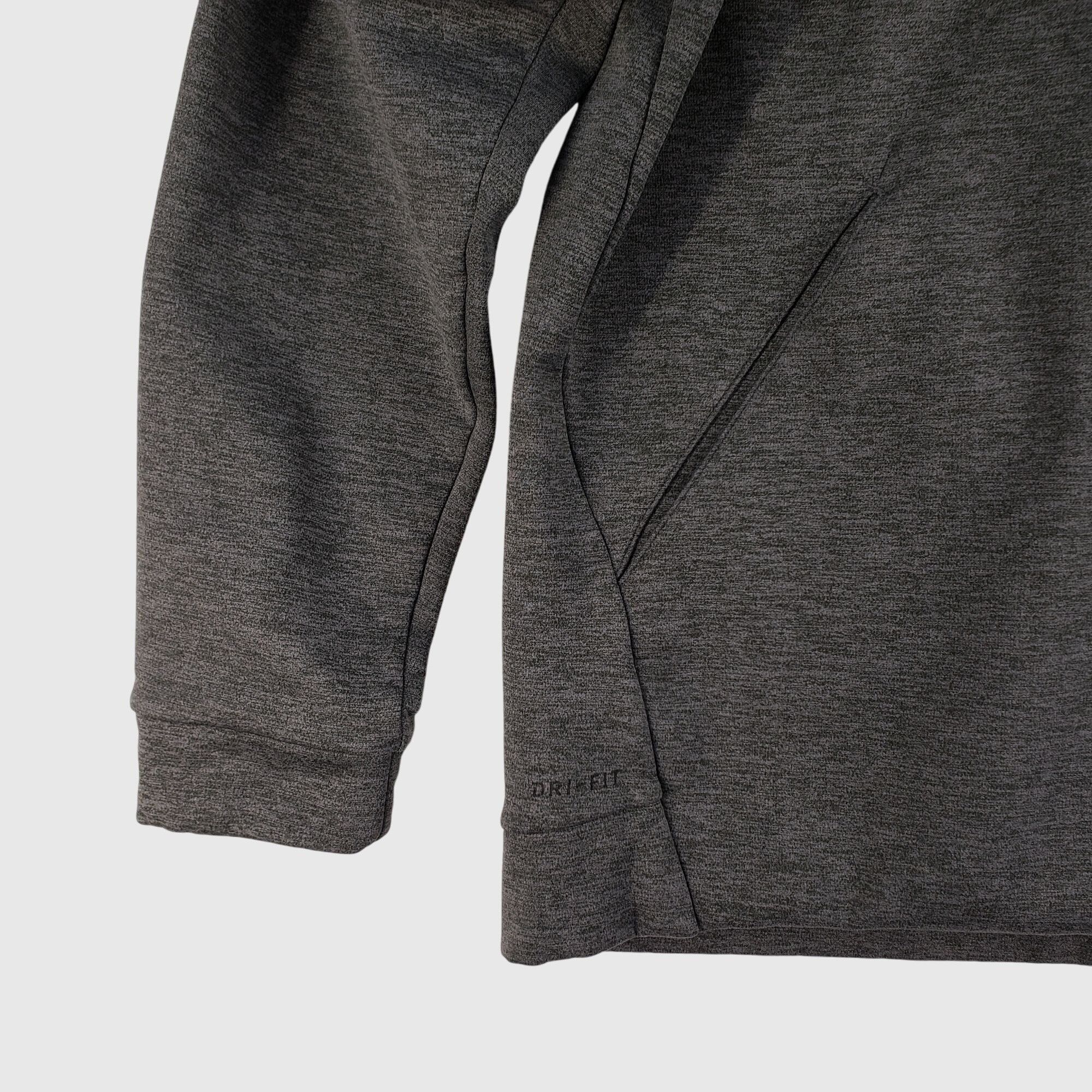 Nike Mens Nike Dri Fit Grey Hoodie Sweat Shirt Long Sleeve Size US XL / EU 56 / 4 - 3 Thumbnail