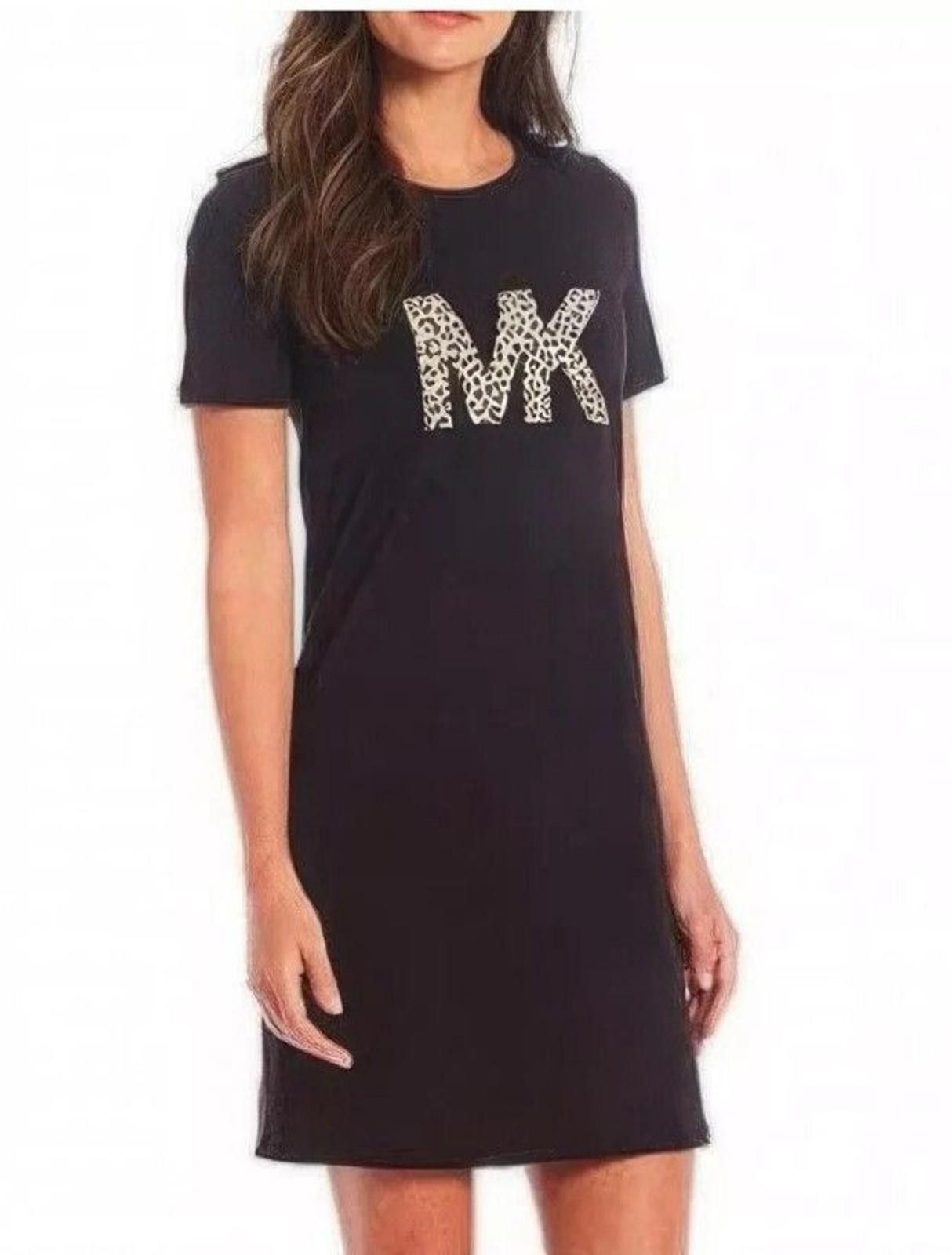 michael kors t shirt dress Striped Cotton T-Shirt in BLACK - Sale From printed ponchos and cowl neck tops to polos and split sleeve shirts Michael Michael Kors ECO POP