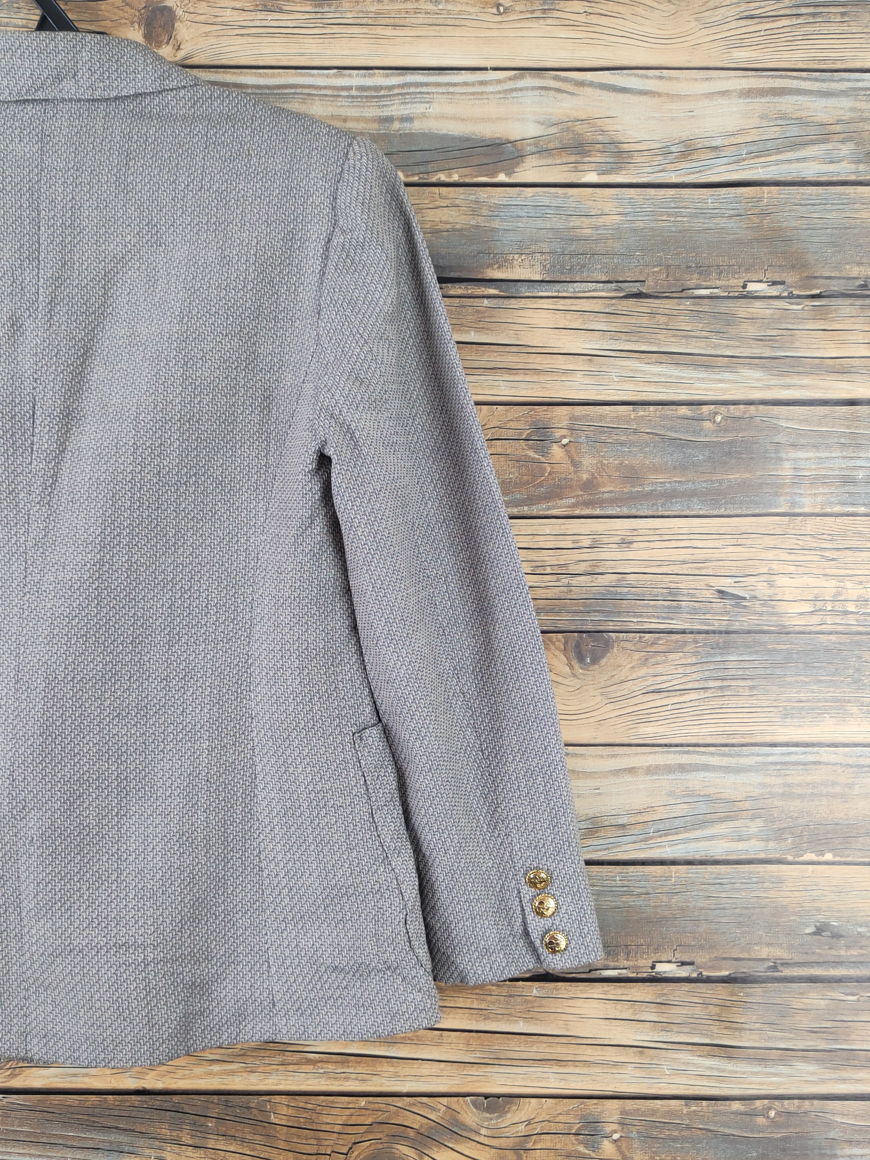 Japanese Brand × Vintage Rare Design 💥 Ava Stone-Lanapon Gray Blazers Size S / US 4 / IT 40 - 9 Thumbnail