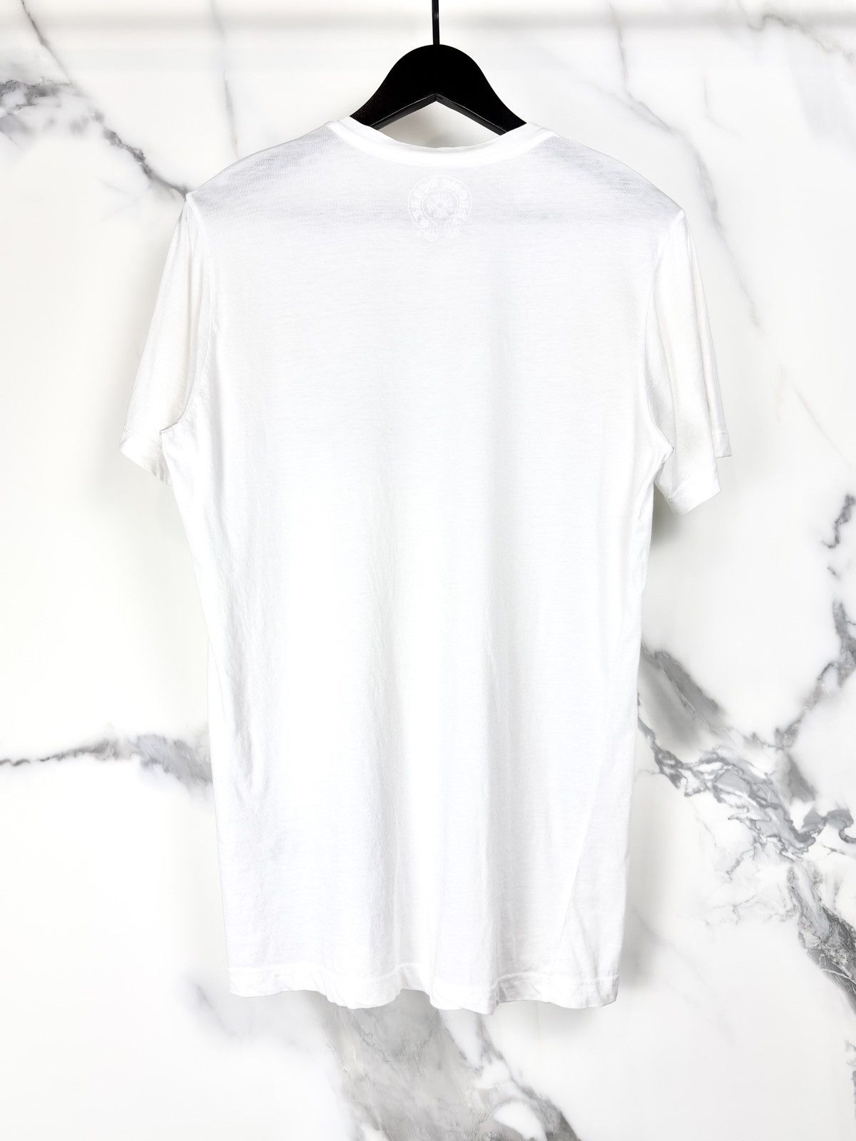 Chrome Hearts Chrome Hearts Vintage Fleur Logo Vneck Tshirt White Size US S / EU 44-46 / 1 - 2 Thumbnail