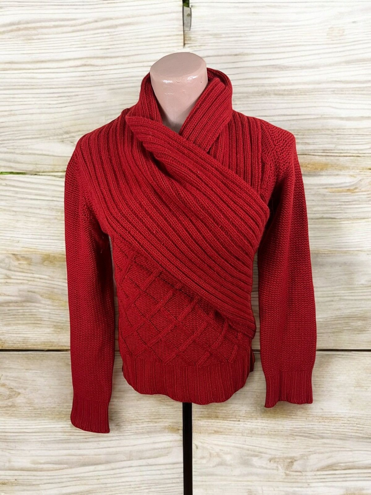 Joseph Joseph red sweater size M wool and angora Size M / US 6-8 / IT 42-44 - 1 Thumbnail