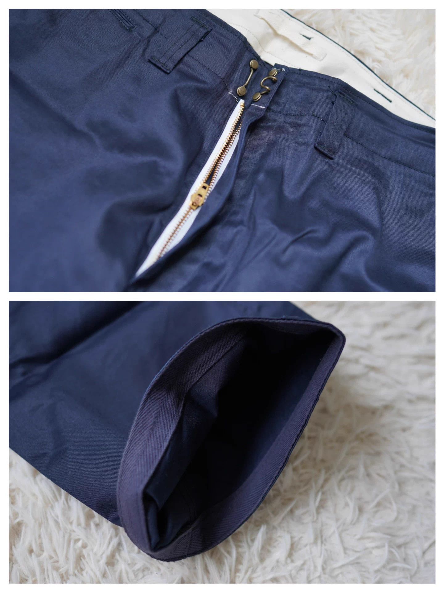 Nanamica nanamica Hi-Waist Twill Straight Pants Deep Indigo 34 S Japan Size US 34 / EU 50 - 5 Thumbnail