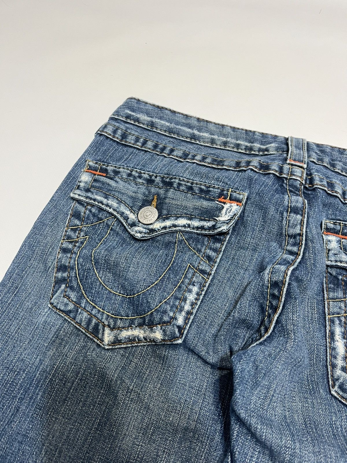 True Religion Vintage Rare True Religion Flared Jeans Size 30" / US 8 / IT 44 - 9 Thumbnail