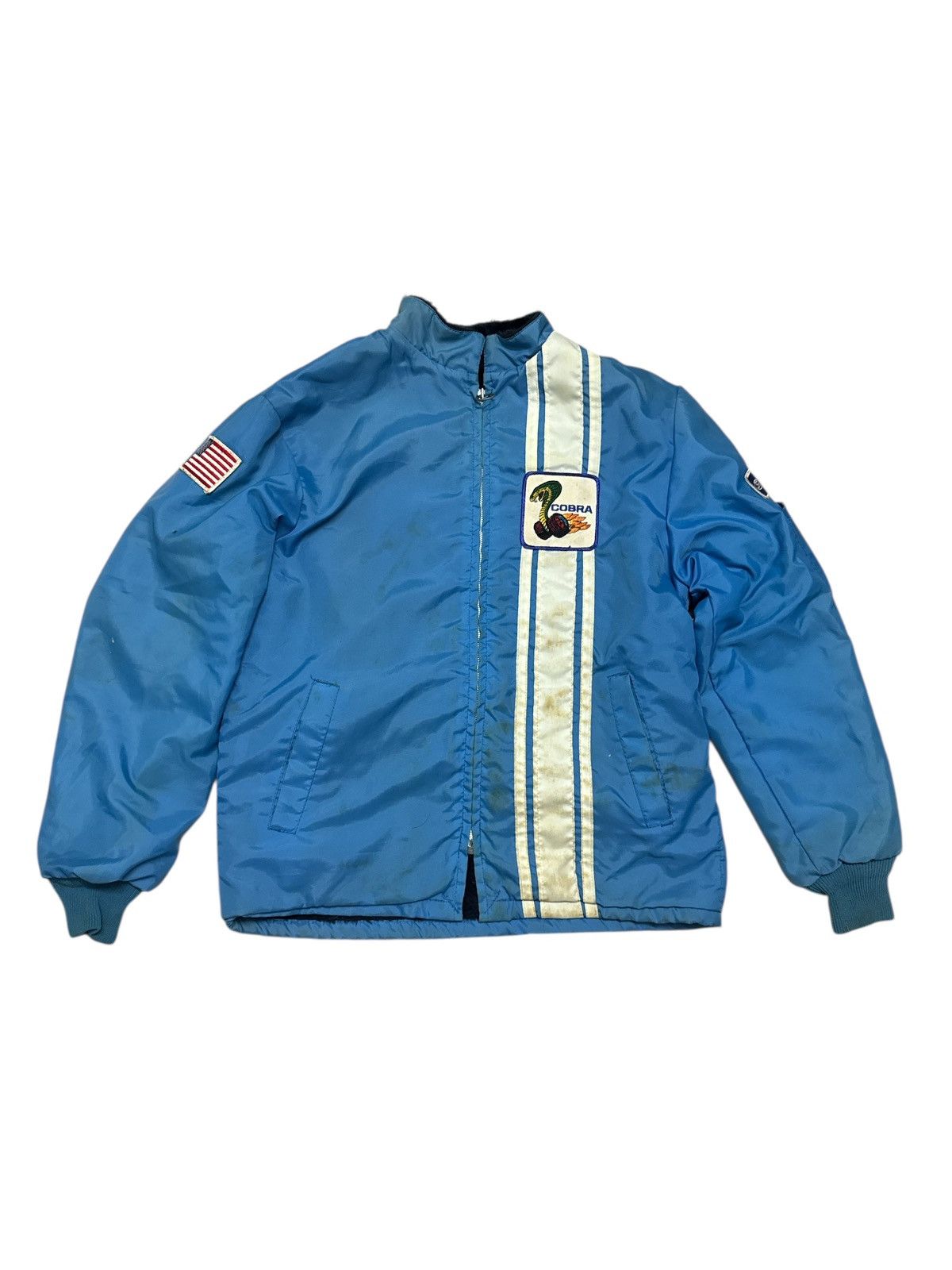 Ford VINTAGE FORD SHELBY COBRA FLEECE LINED JACKET WITH STAINS Size US M / EU 48-50 / 2 - 1 Thumbnail