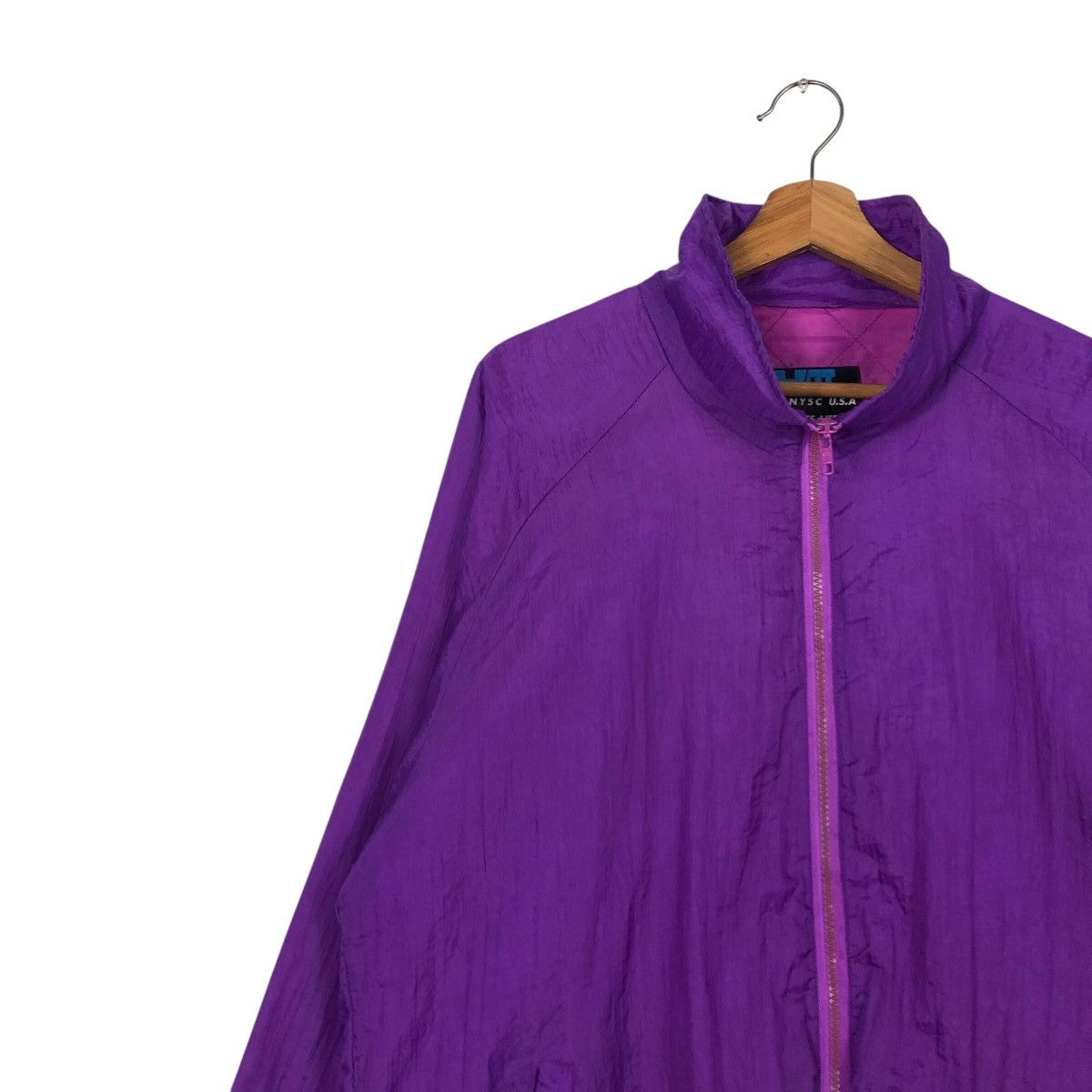 Japanese Brand 📌Vintage Bomber Jacket Rich Purple HIII Fresh Nysc Usa Size US L / EU 52-54 / 3 - 8 Thumbnail