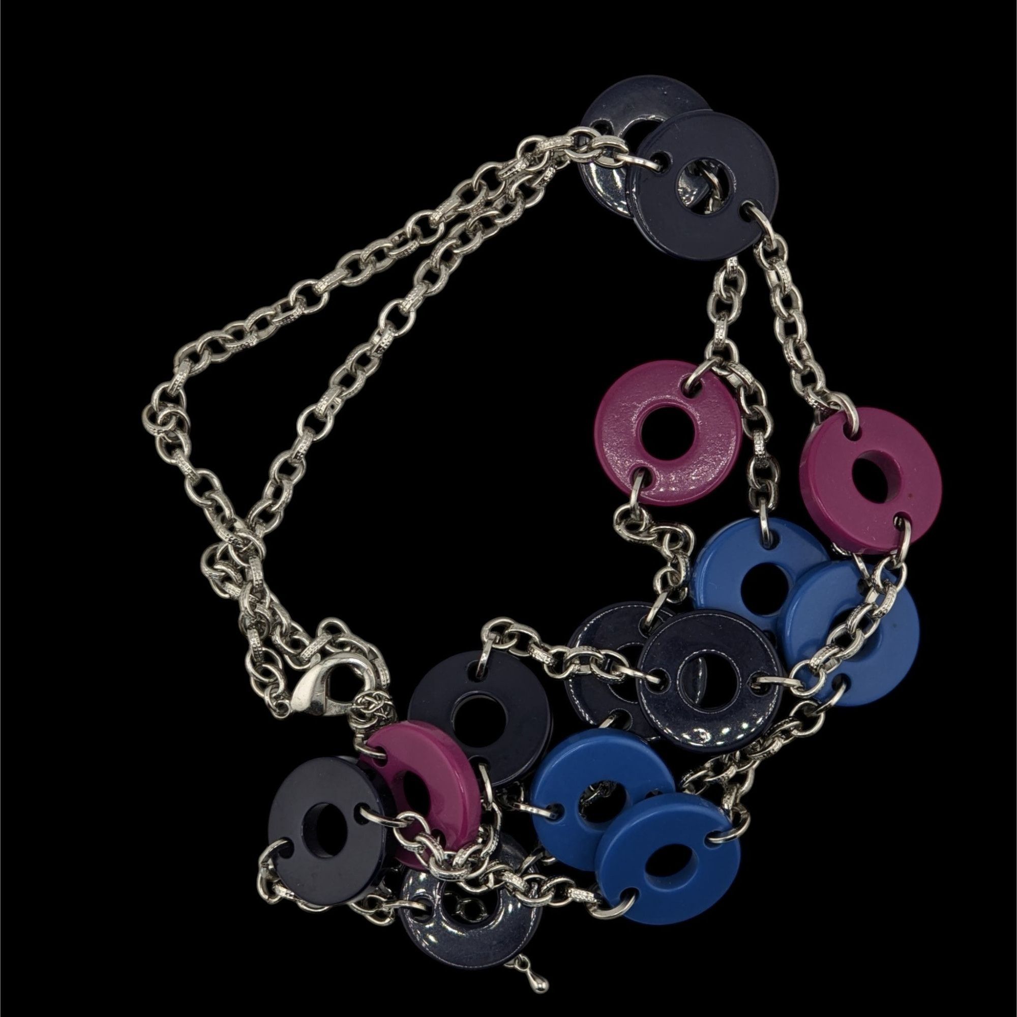 Other Colorful Multi-Layer Circle Layered Station Necklace Size ONE SIZE - 3 Thumbnail