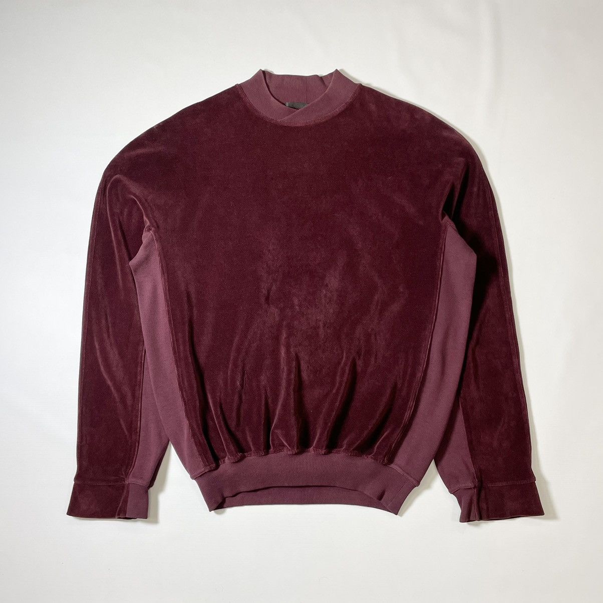 A/W 14 Burgundy Velvet Sweat Shirt