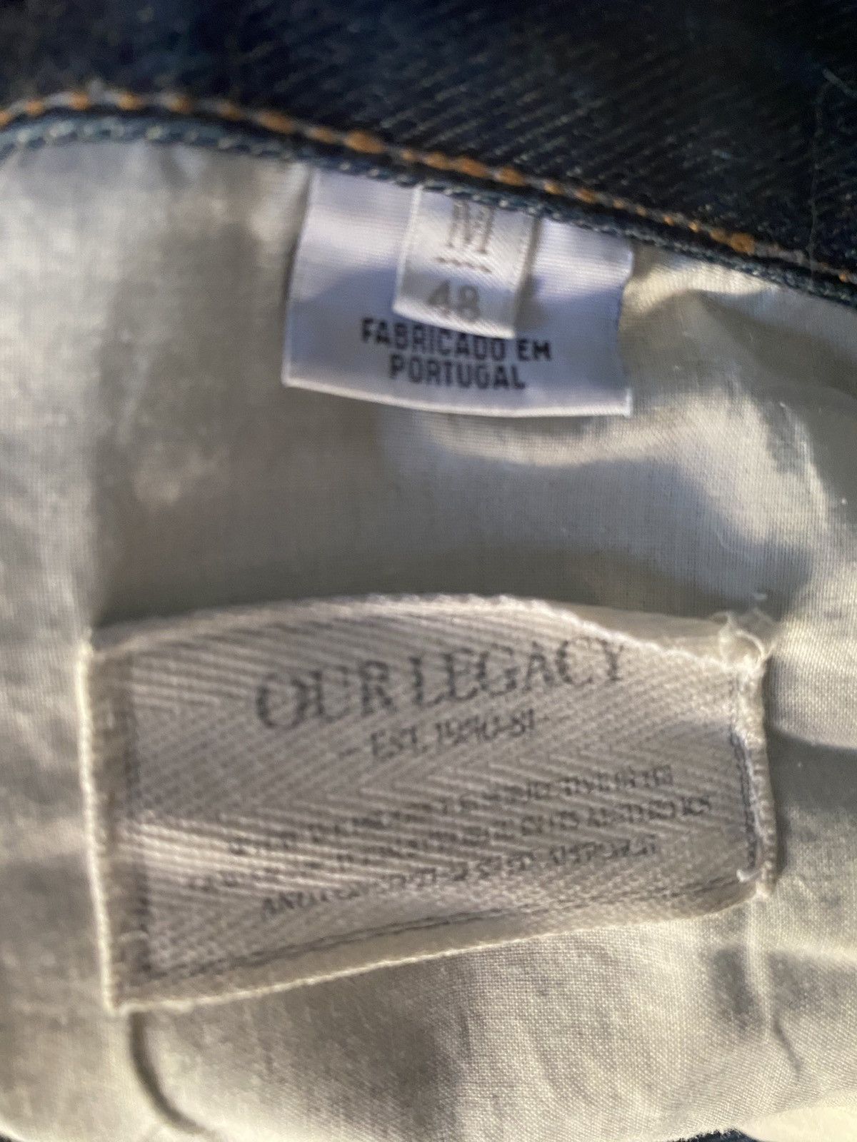 Our Legacy Our Legacy rare ”raw denim” straight jeans (medium) Size US 32 / EU 48 - 2 Thumbnail