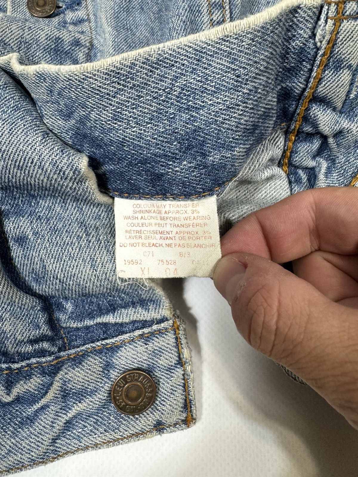 Levi's Vintage Levi's Denim Jacket Size US XL / EU 56 / 4 - 9 Thumbnail