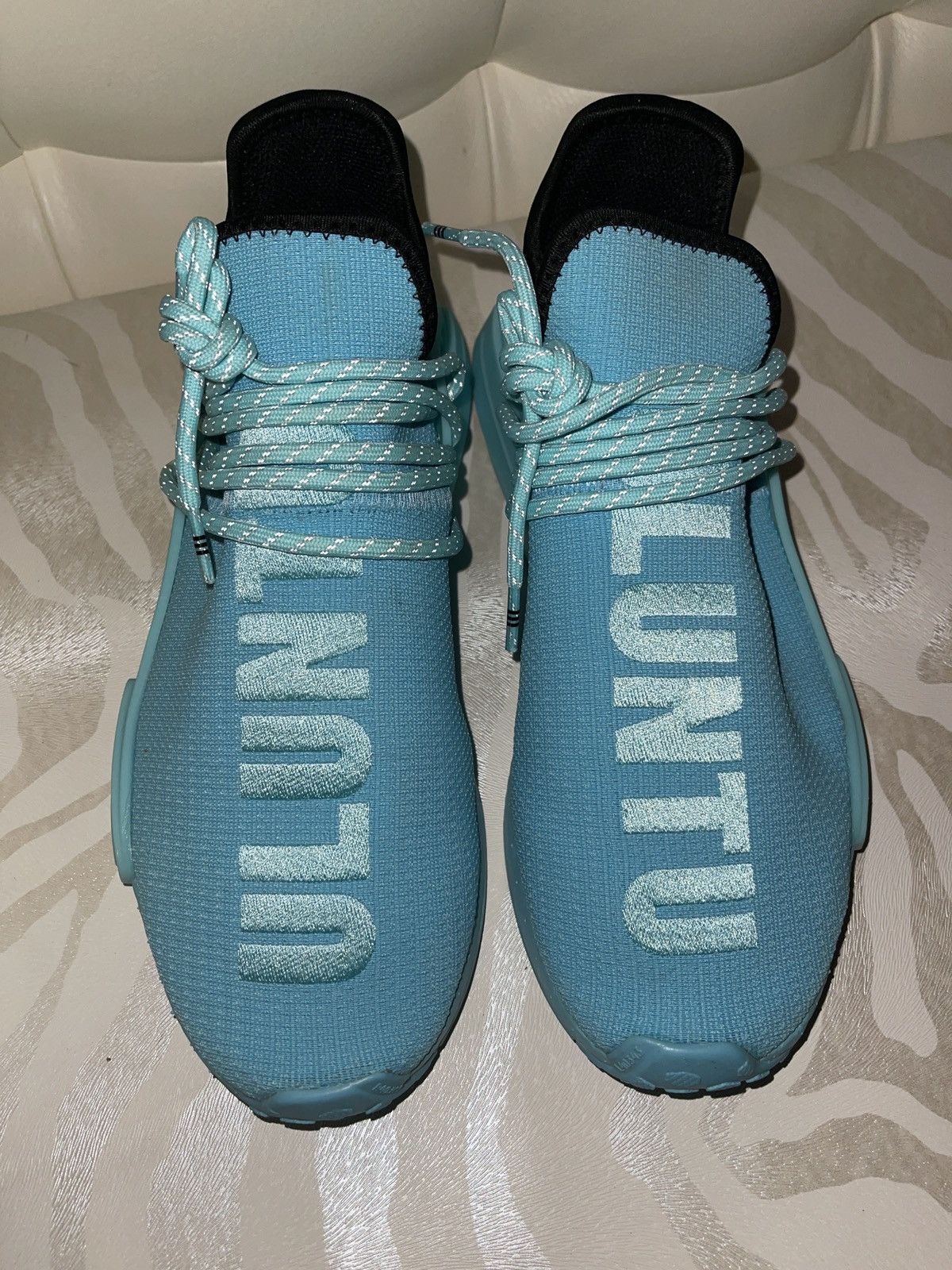 Adidas × Pharrell Adidas NMD Hu Pharrell Williams ‘Aqua’ Size 10.5 Size US 10.5 / EU 43-44 - 3 Thumbnail