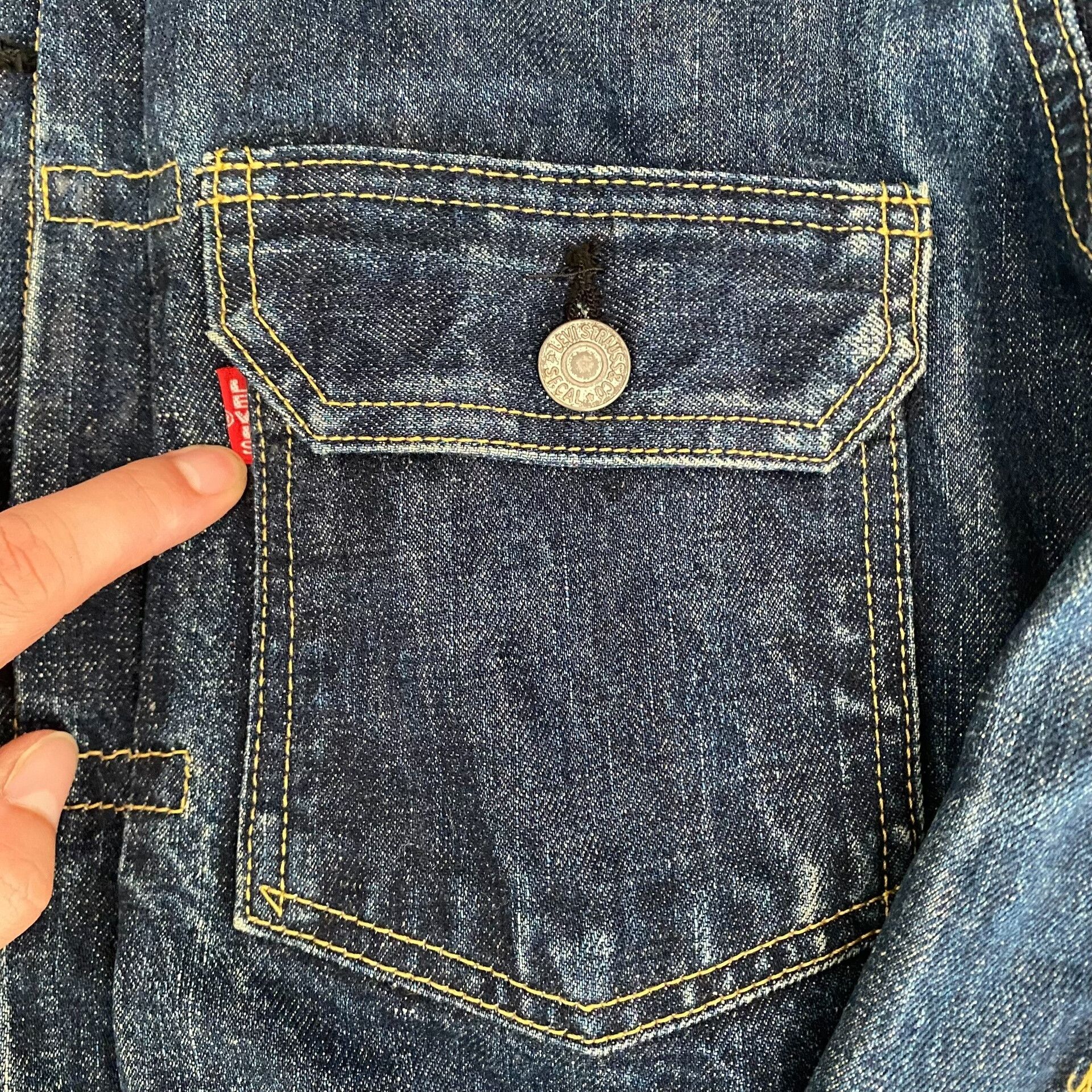 Levi's Vintage Clothing Levi's LVC 507xx J22 Japan Denim Jacket Size US XXS / EU 40 - 4 Thumbnail