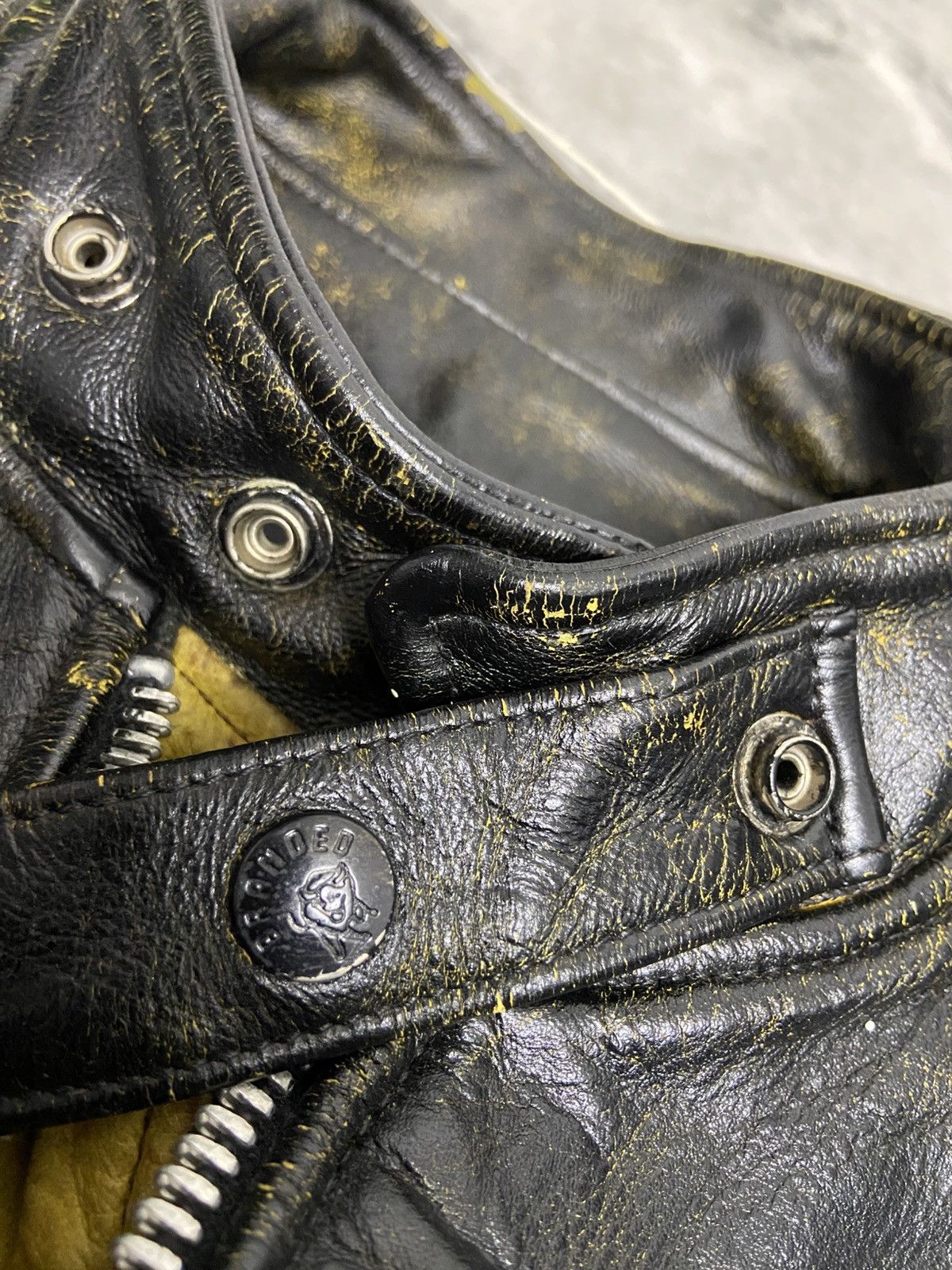 Branded Leather Branded Garments Inc Leather Care Racer Motorcycle jacket Size US S / EU 44-46 / 1 - 4 Thumbnail