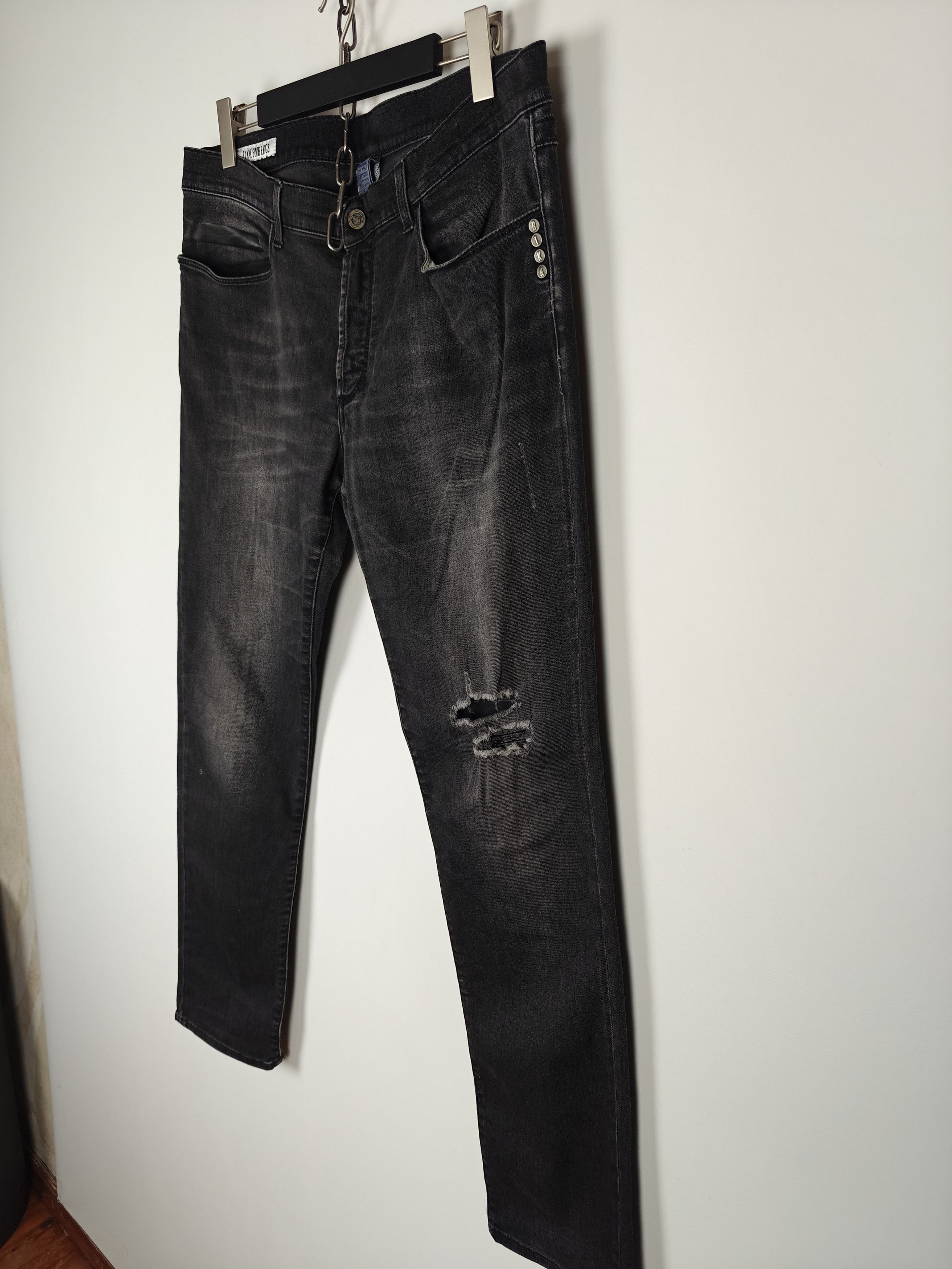 Dirk Bikkembergs Bikkembergs Denim Jeans Pants Gray Slim Fit size 36x33 Size US 36 / EU 52 - 13 Thumbnail