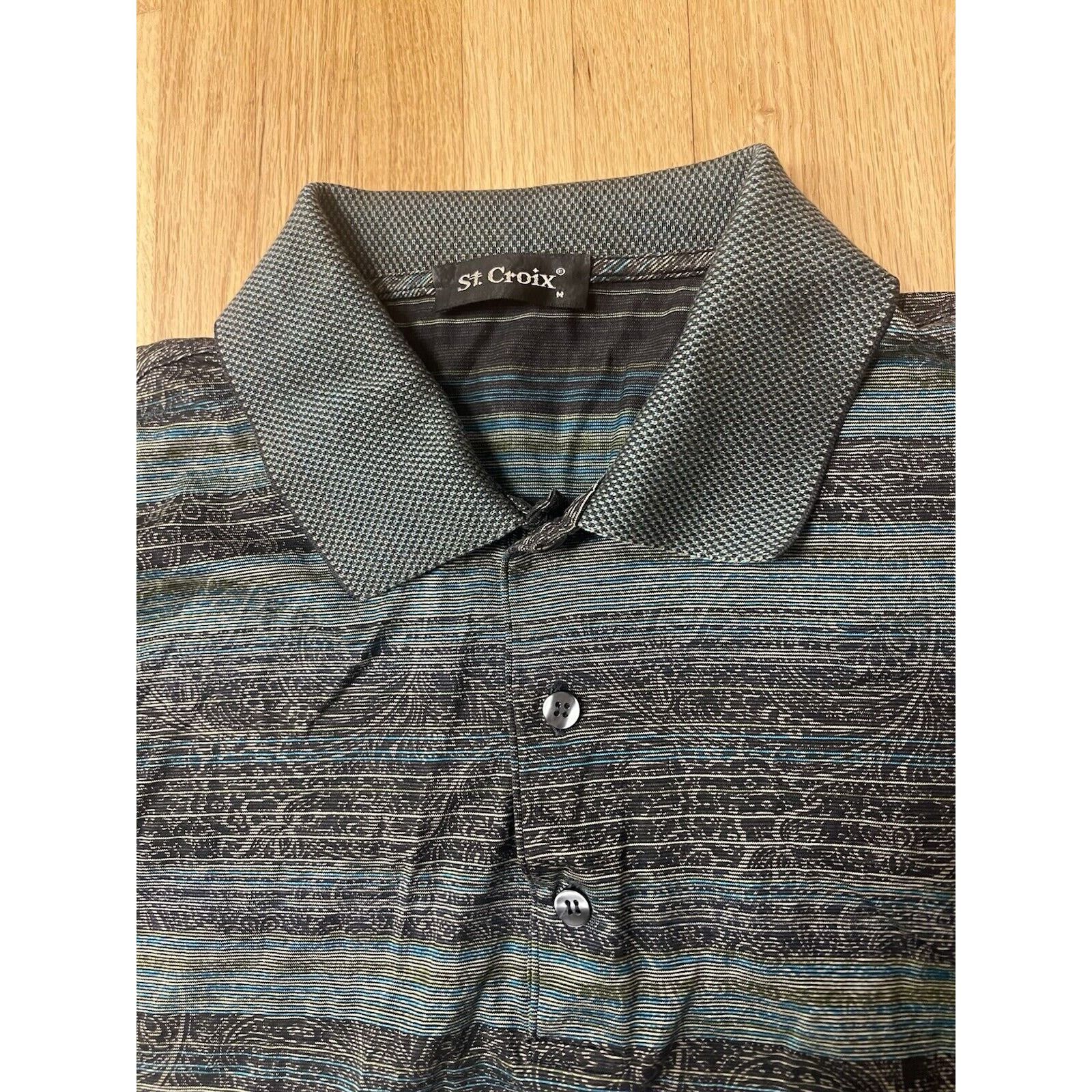 St. Croix Vintage St. Croix Mens Polo Shirt Size Medium Cotton Golf Size US M / EU 48-50 / 2 - 3 Thumbnail