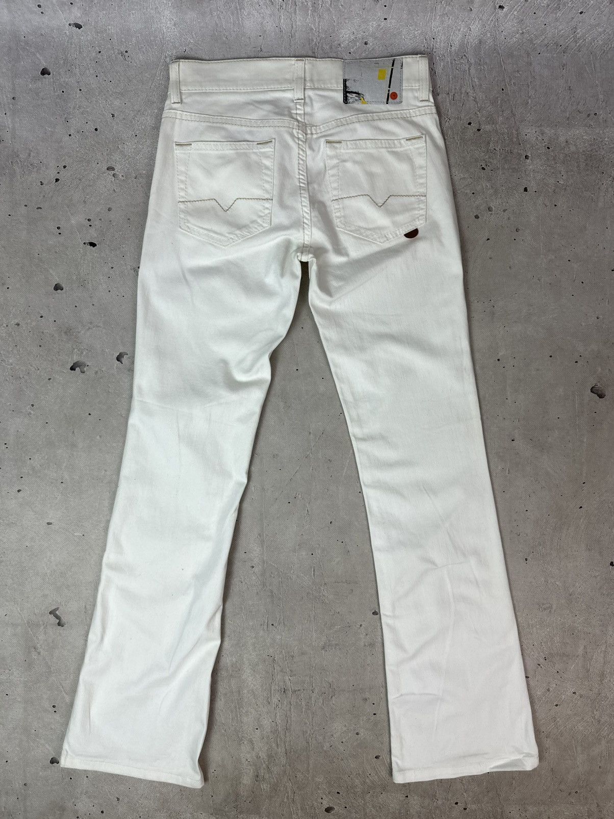 Hugo Boss Vintage Hugo Boss White Cotton Straight Women’s Jeans Size 25" / US 0 / IT 36 - 9 Thumbnail