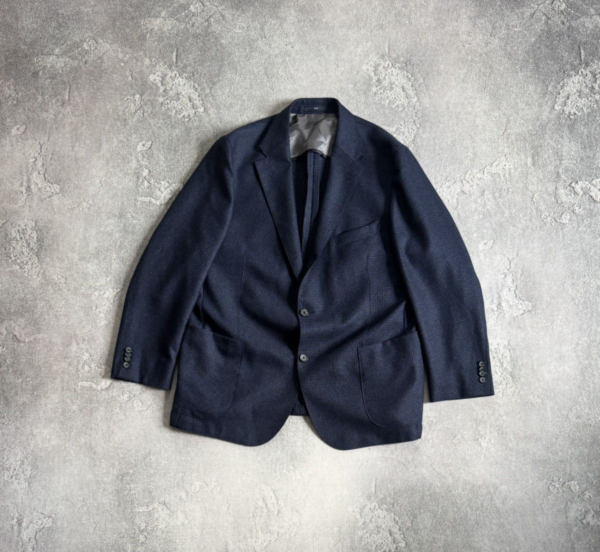 Other Eduard Dressler 27size blue virgin wool blazer casual jacket Size 44S - 13 Thumbnail