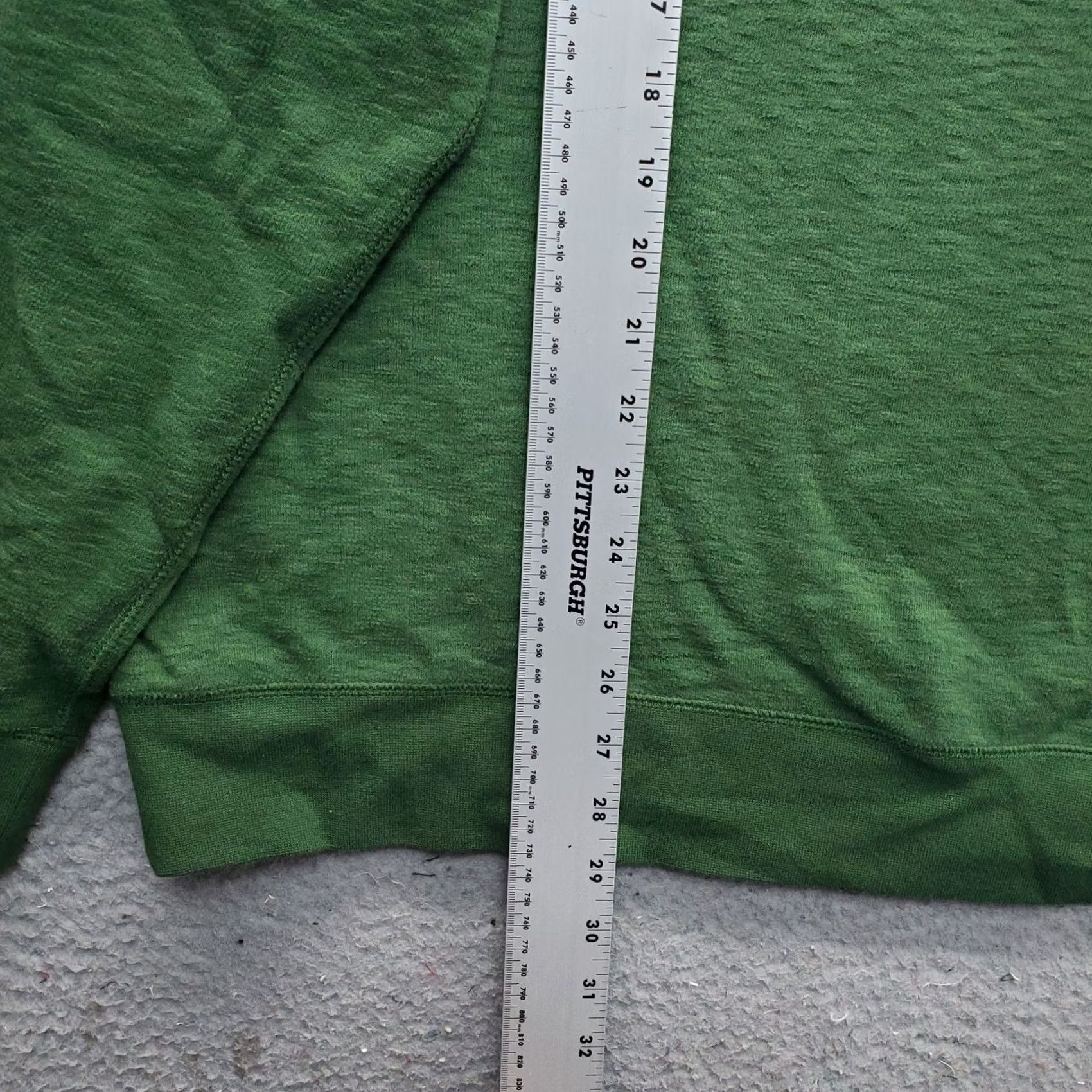 Orvis VINTAGE Orvis Sweater Mens XL Green Shawl Neck Knitted Solid 100% Cotton Pullover Long Sleeve Regular Fit Shirt Mens Size XL Size US XL / EU 56 / 4 - 4 Thumbnail