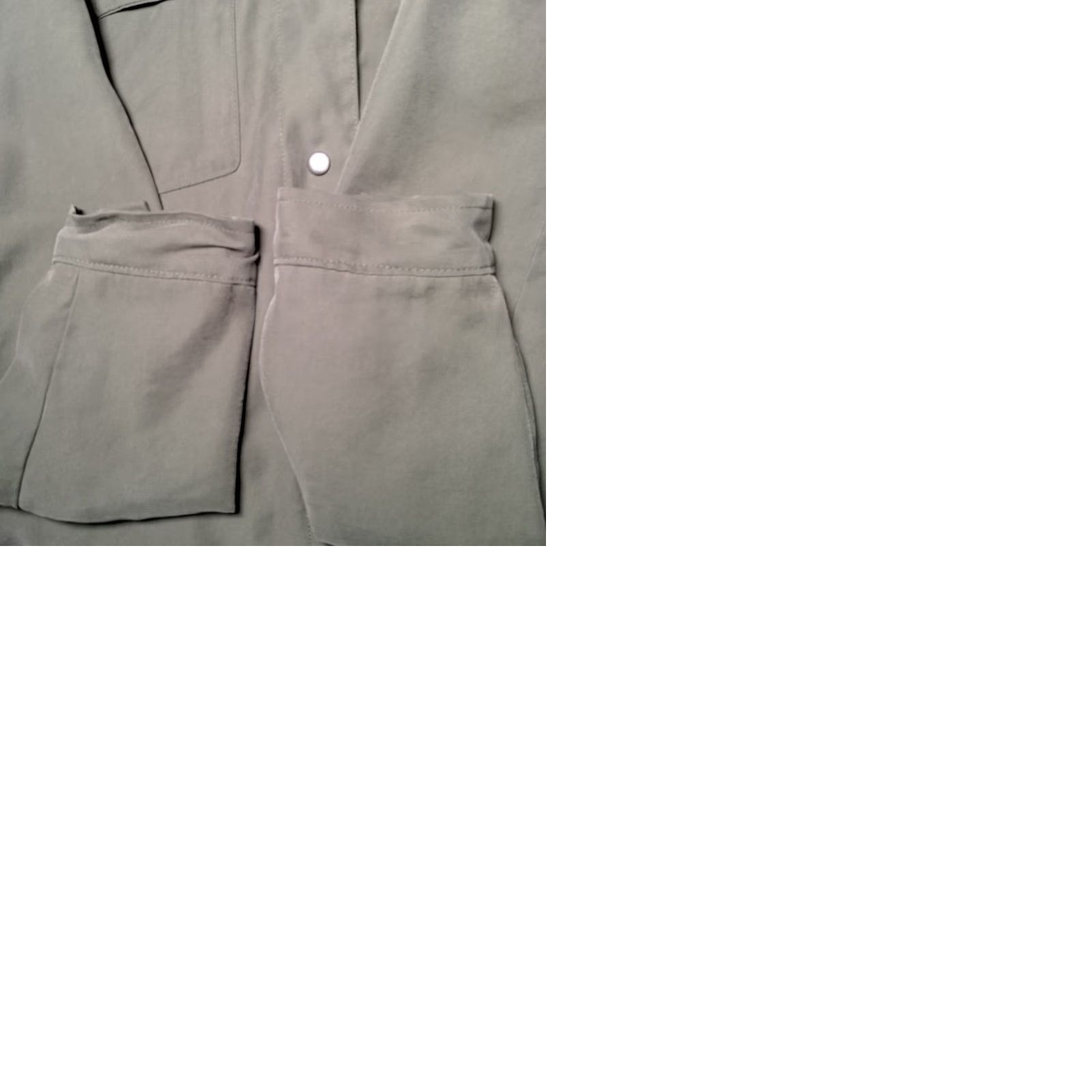 Old Navy Old Navy Womens Jacket Military Field Army Green XXL Snap Pockets Twill Utility Coat Short Sleeve Regular Fit Autumn Spring Winter Size XXL / US 16-18 / IT 52-54 - 10 Thumbnail