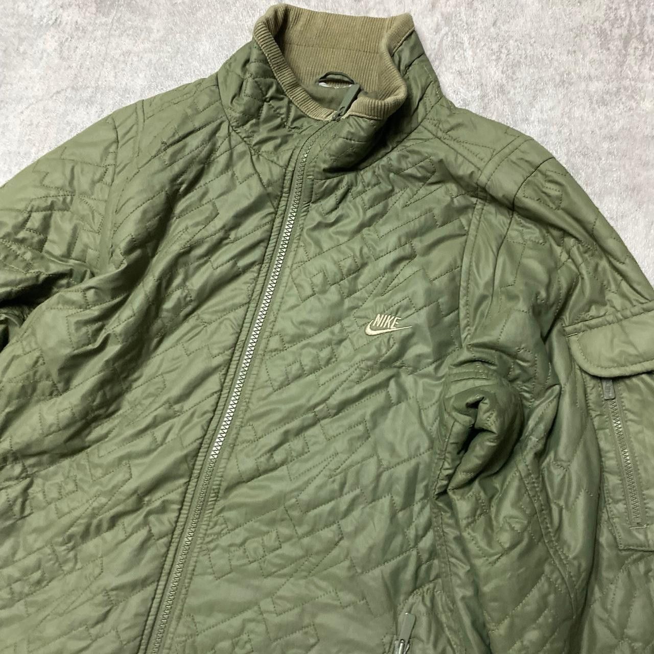 Nike Nike quilted jacket in green and khaki Size US S / EU 44-46 / 1 - 2 Thumbnail