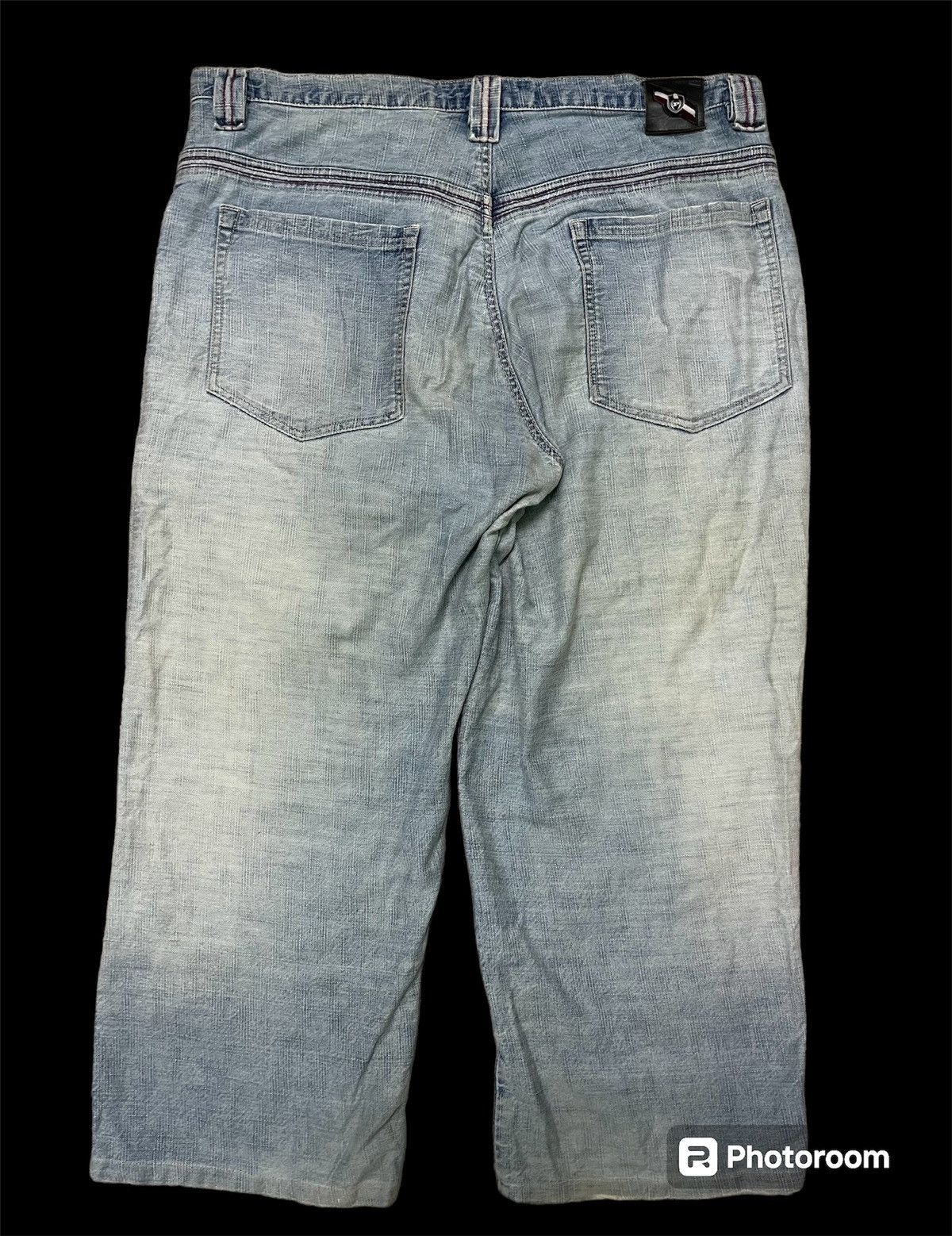 Phat Farm 2000s PHAT FARM BAGGY PANT STYLE DISTRESSED Size US 40 / EU 56 - 2 Thumbnail