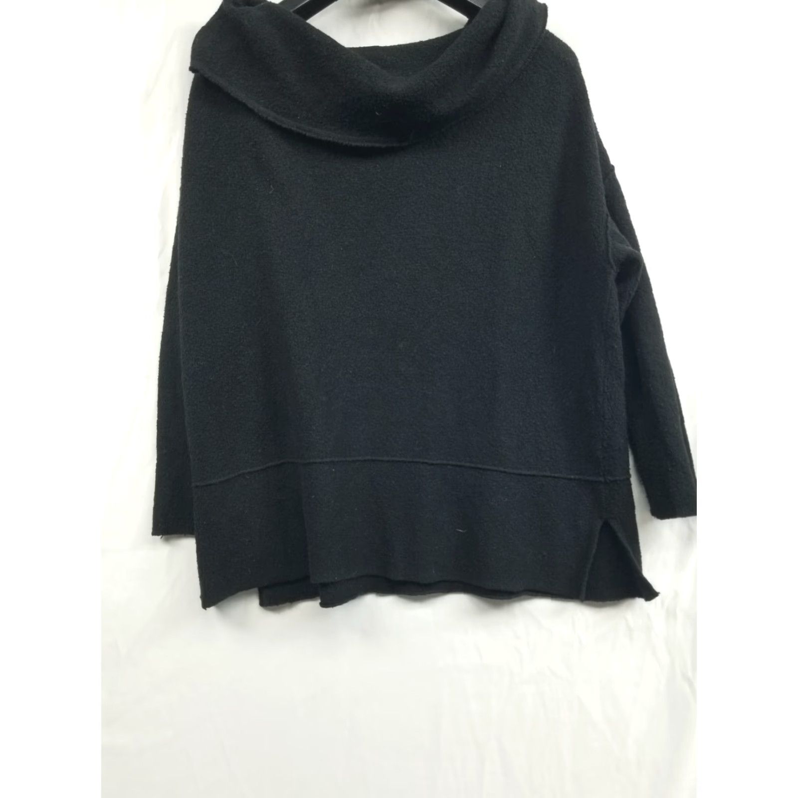 Free People Free People Women’s Black Turn Around Tunic Mock Neck Sweater Large Size L / US 10 / IT 46 - 2 Thumbnail
