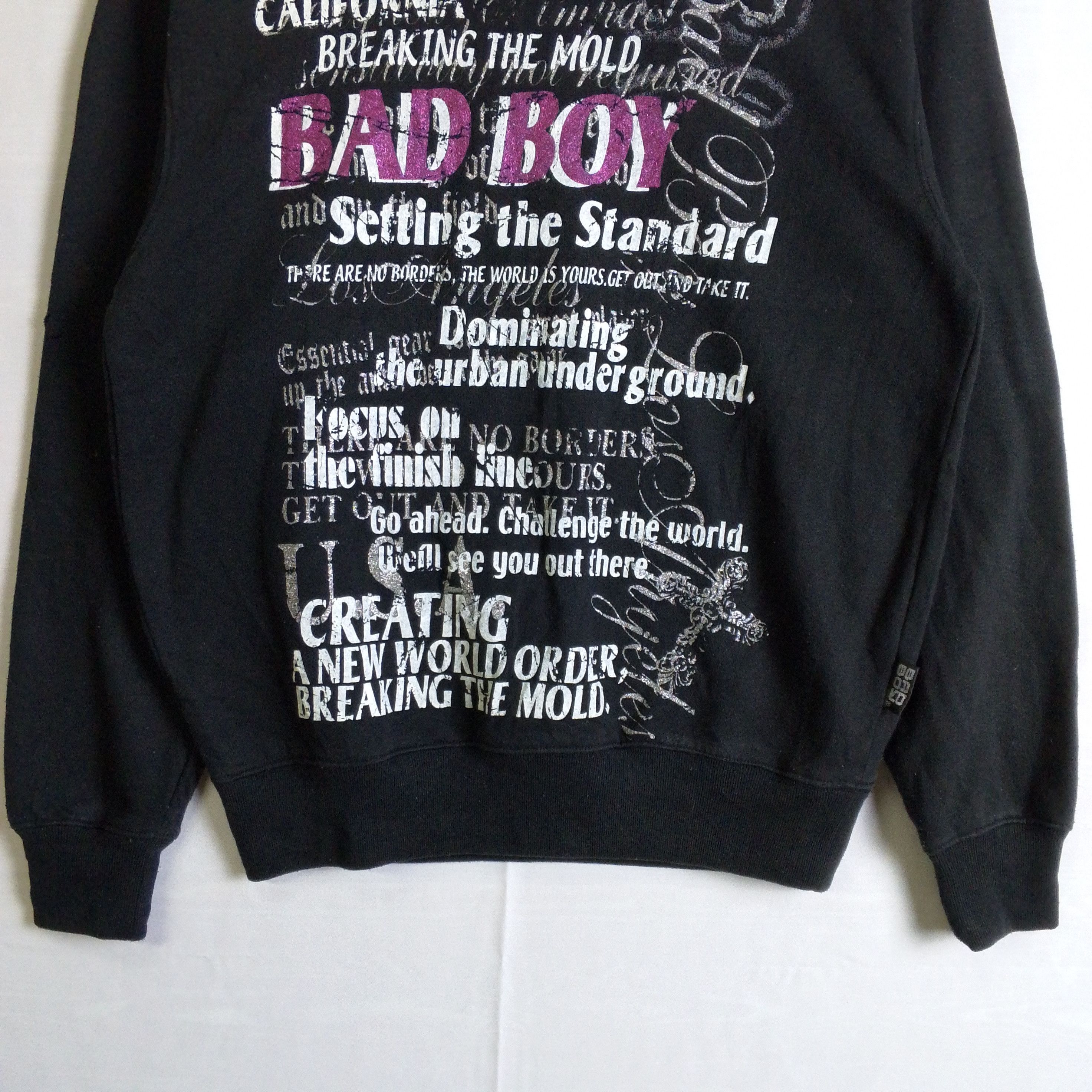 If Six Was Nine Bad Boy Poem Jumper Ifsixwasnine Style Sweatshirt Size US M / EU 48-50 / 2 - 3 Thumbnail