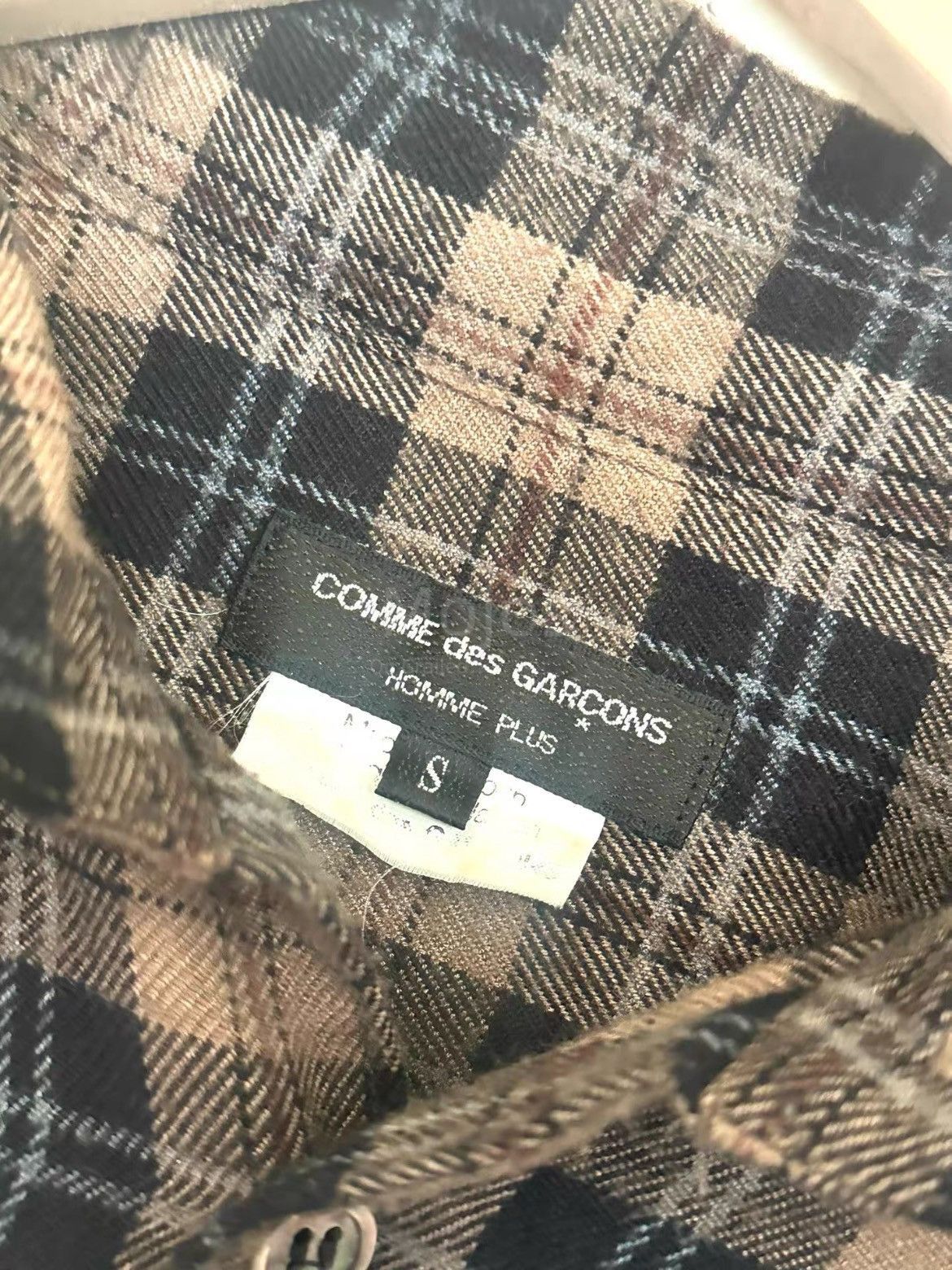 Comme des Garcons Homme Plus Comme Des Garcons Homme Plus 08SS Plaid Shirt-2508 Size US S / EU 44-46 / 1 - 3 Thumbnail