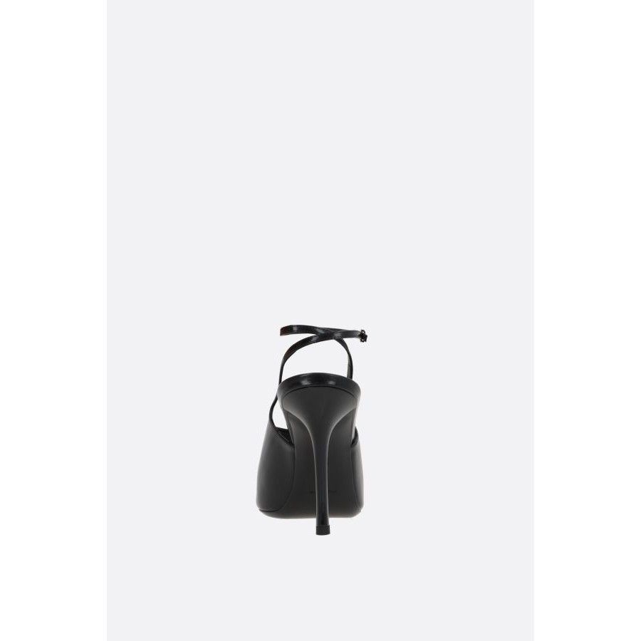 Givenchy GIVENCHY Show Black Leather Slingbacks New & Authentic (Wome Size US 7 / IT 37 - 3 Thumbnail