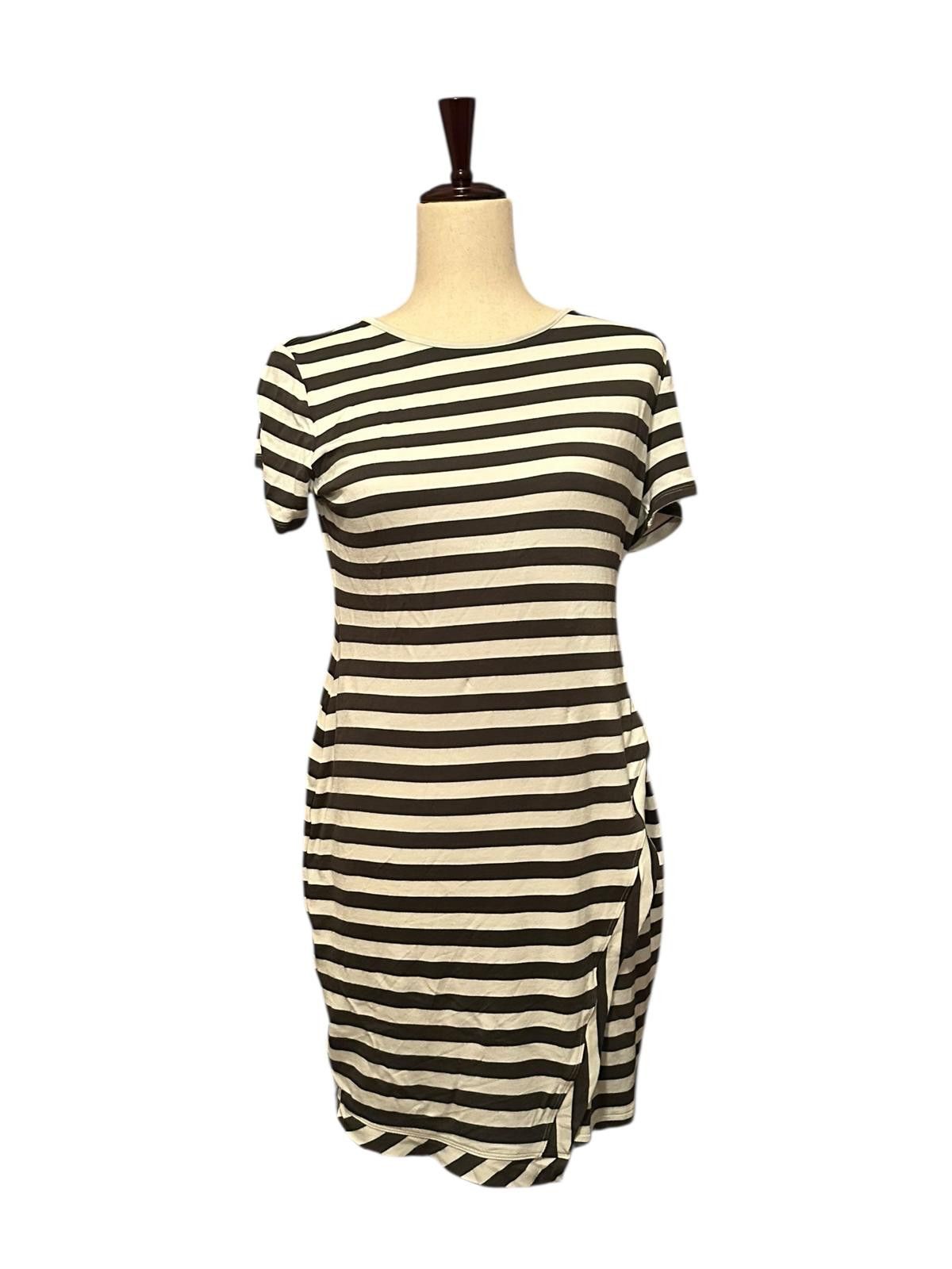 Other 41 Hawthorne Striped Short Sleeve Dress XL Casual Knit Size XL / US 12-14 / IT 48-50 - 2 Thumbnail