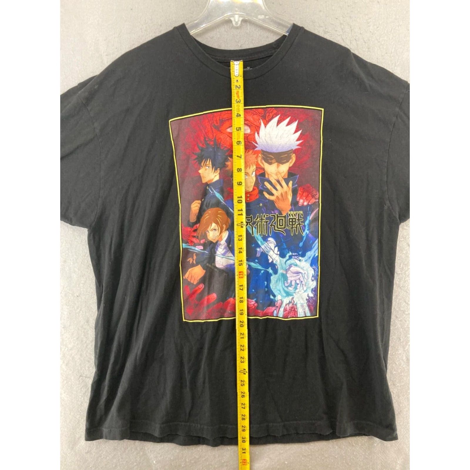 Vintage Jujutsu Kaisen Mens TShirt 3XL Black Anime Shirt Mens 3XL Black Jujutsu Kaisen Graphic Print Crew Neck Cotton Jersey Short Sleeve VS Size US XXL / EU 58 / 5 - 3 Thumbnail