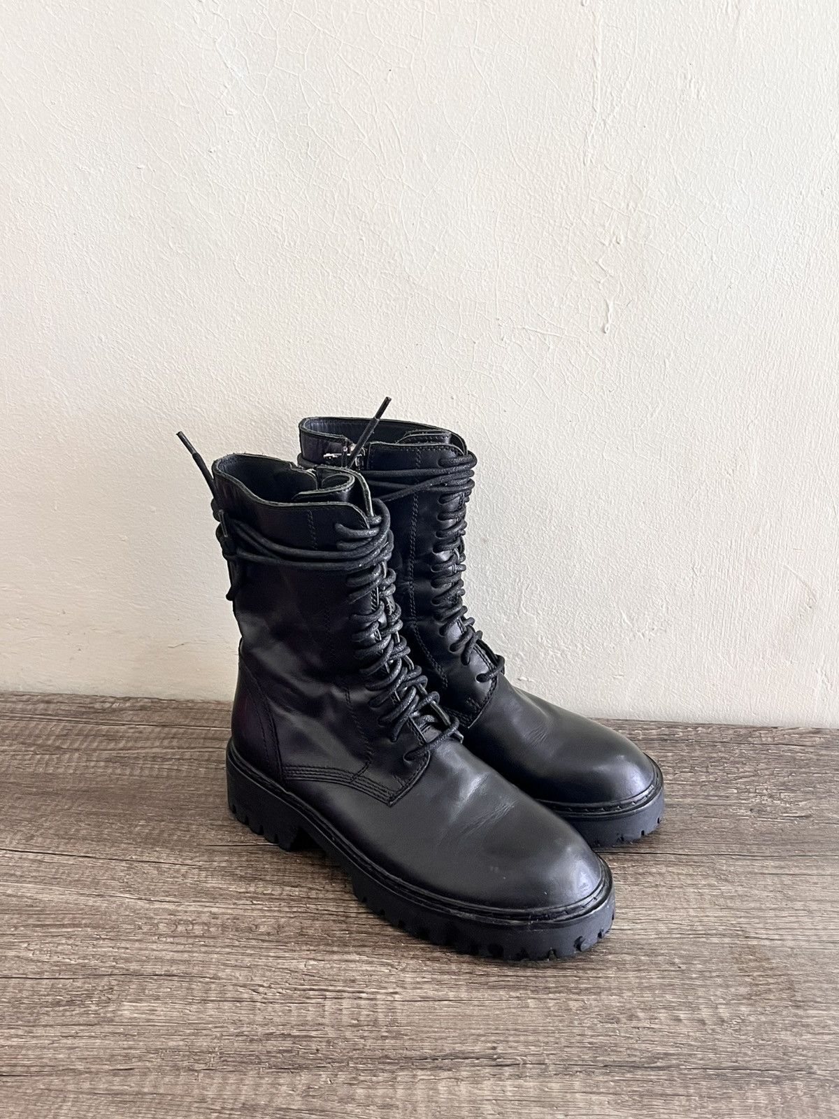 Ann Demeulemeester Lace-Up Combat Boots Size US 5 / IT 35 - 3 Thumbnail