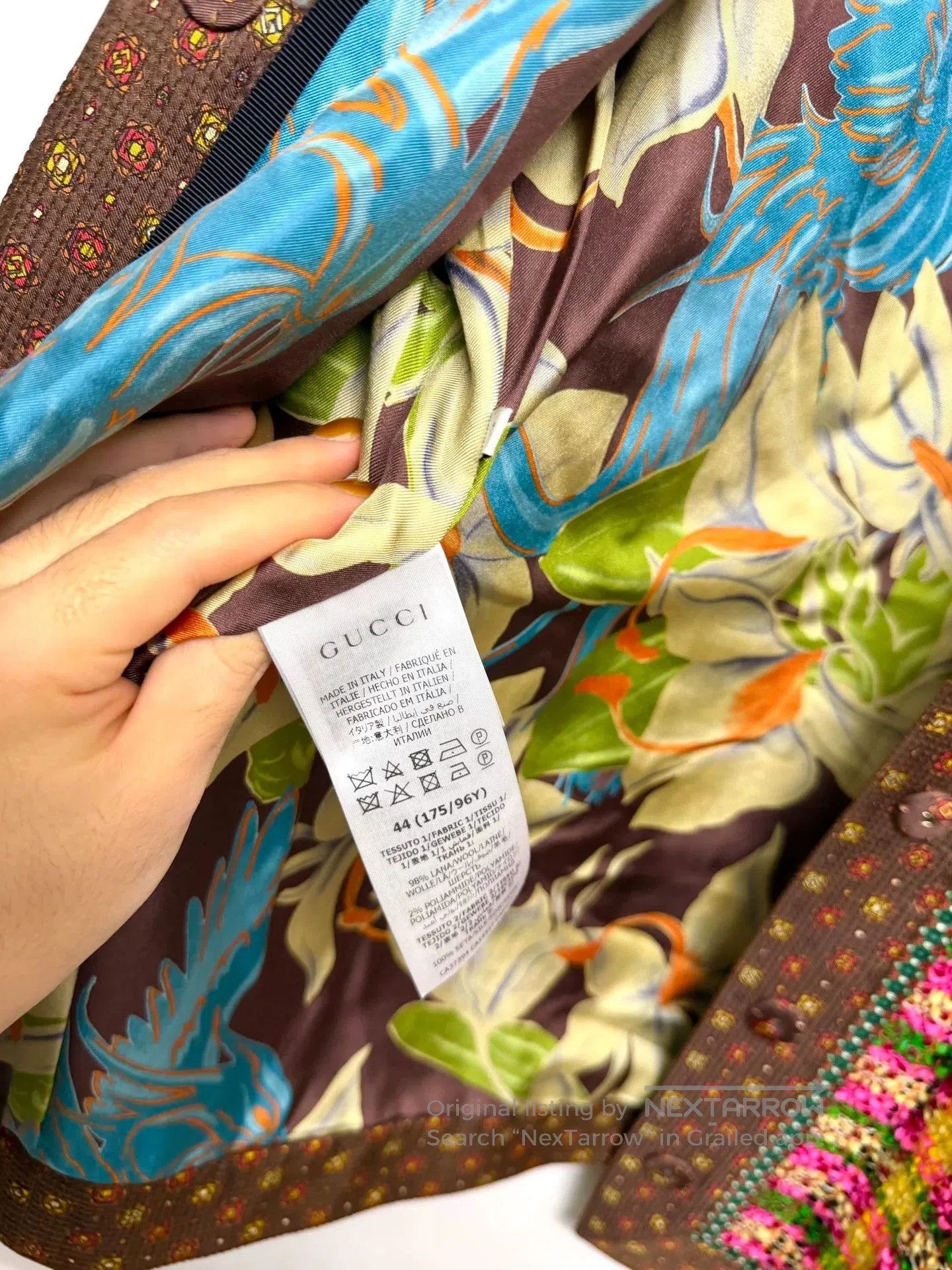Gucci Gucci Tweed Colorful Plaid Coat. Size M / US 6-8 / IT 42-44 - 4 Thumbnail