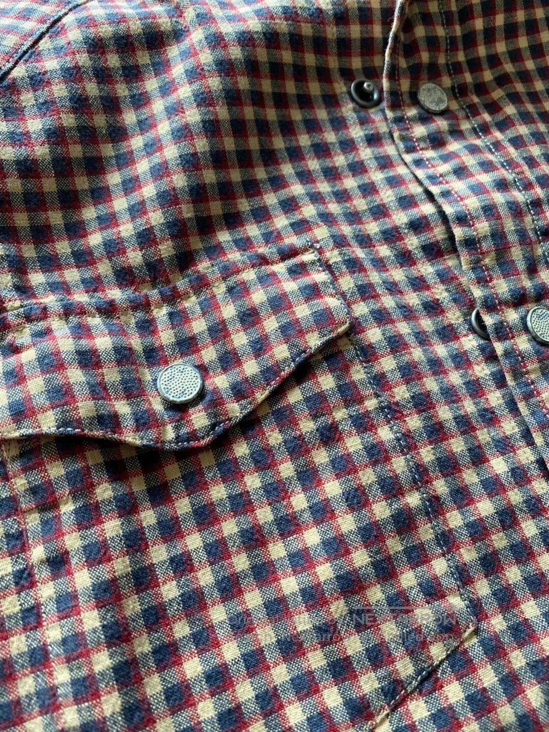 RRL Ralph Lauren rrl long sleeve checkered shirt in brown. Size US XS / EU 42 / 0 - 2 Thumbnail