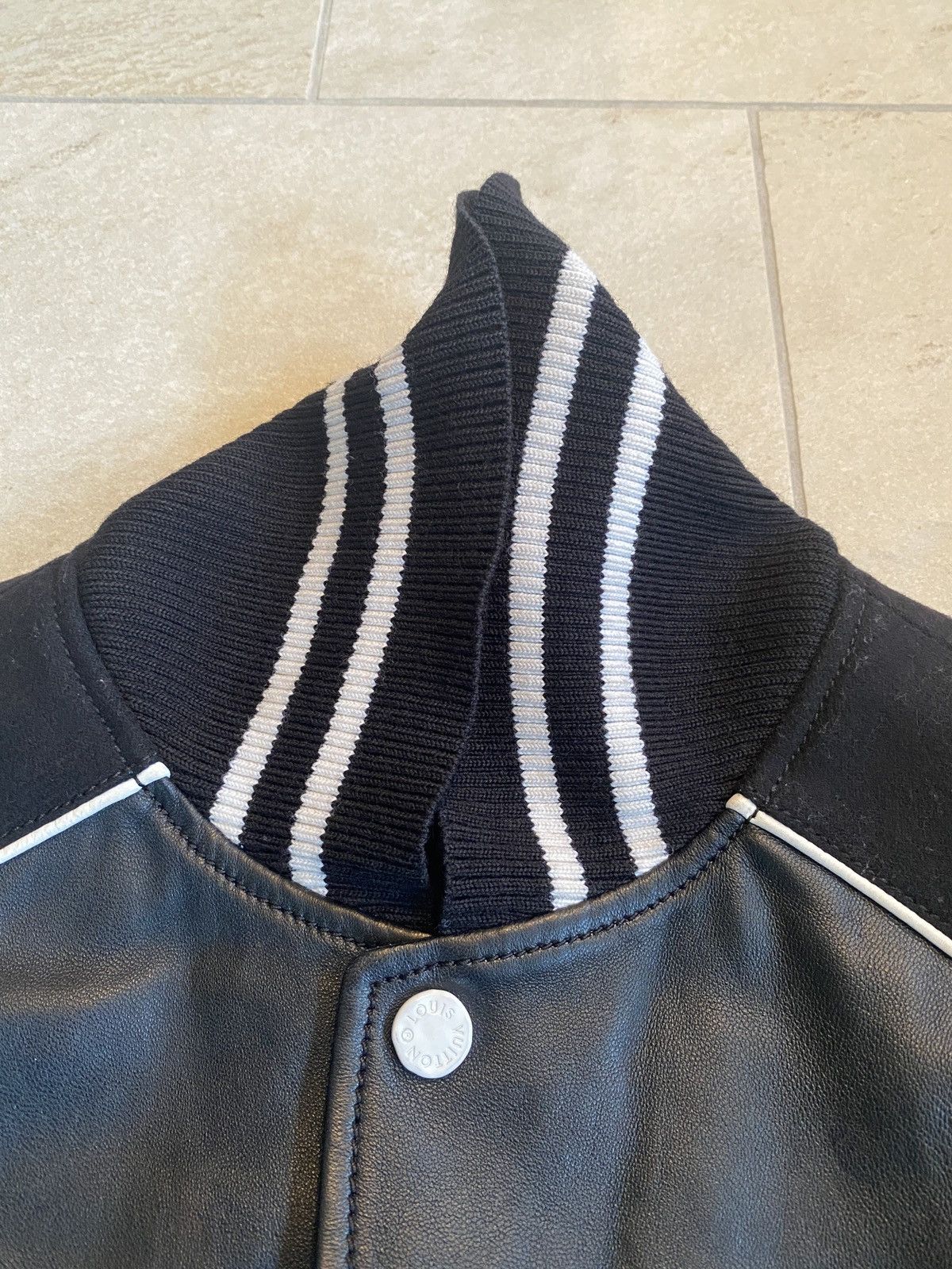 Louis Vuitton Louis Vuitton Black Musical Varsity Jacket Size US XL / EU 56 / 4 - 23 Thumbnail