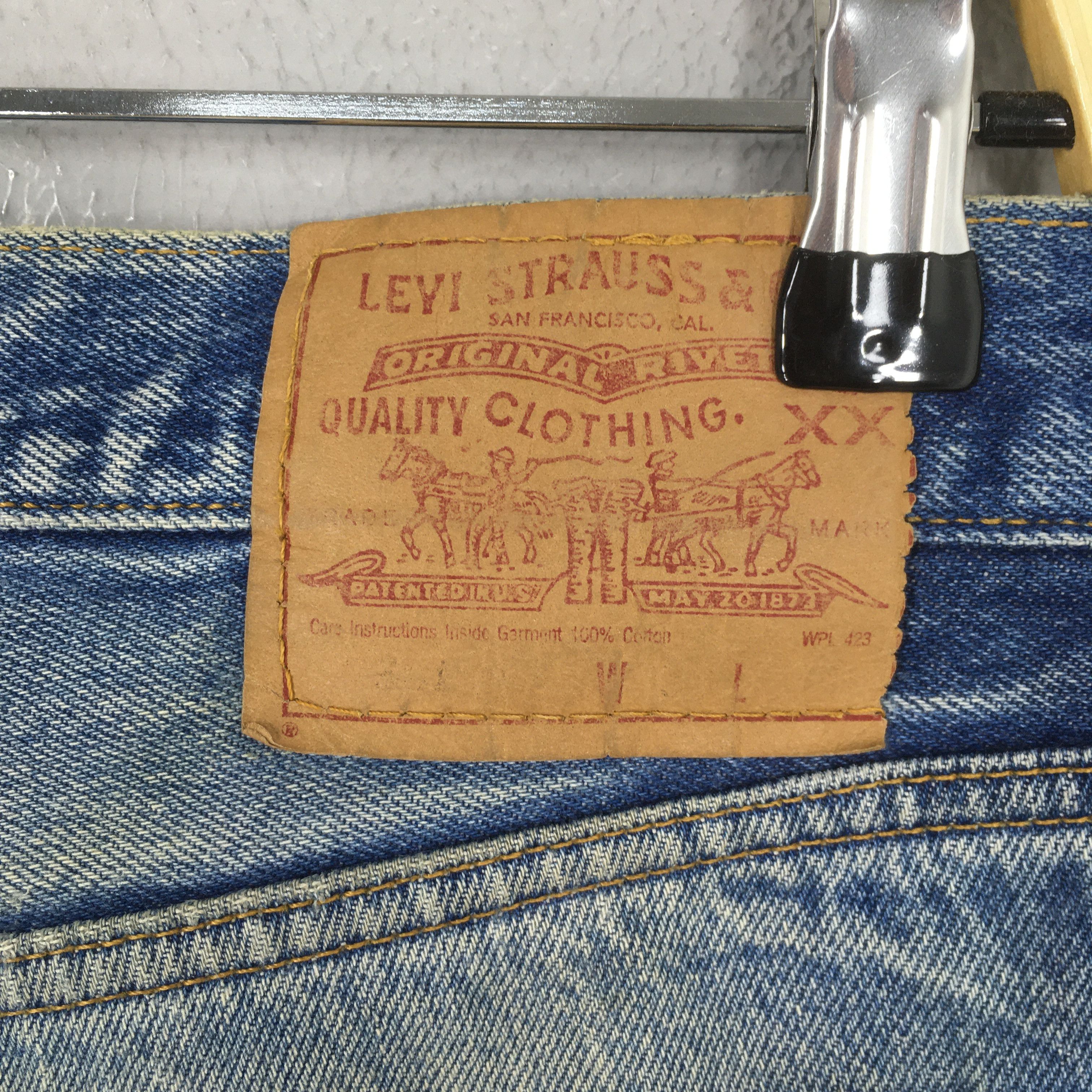 Levi's Size 30x30 Vintage 90s Levi's 501 Ripped Jeans S302 Size US 30 / EU 46 - 10 Thumbnail