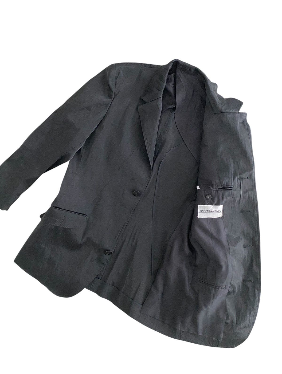Issey Miyake × Japanese Brand × Yohji Yamamoto ISSEY MIYAKEE MEN Ball'oon PATCHWORK BLACK nice design Size US S / EU 44-46 / 1 - 3 Thumbnail