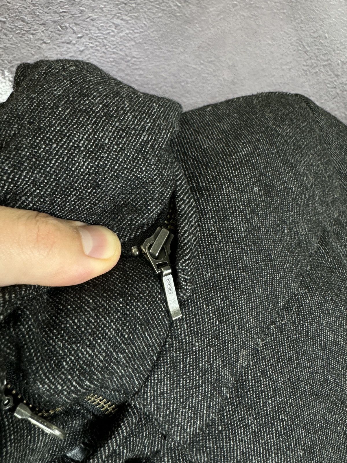 Japanese Brand Urban Research Doors grey wool down quilted jacket coat Size US M / EU 48-50 / 2 - 9 Thumbnail