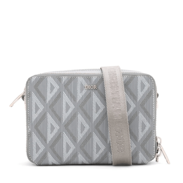 CD Diamond Leather Shoulder Bag