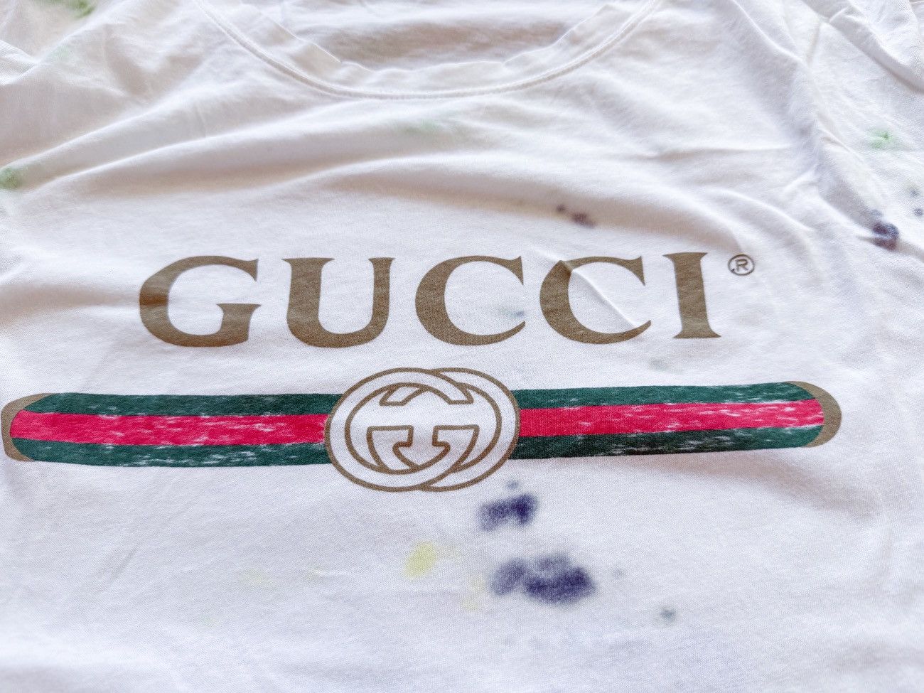 Gucci GUCCI TIE DYE SHIRT XXL Size US XXL / EU 58 / 5 - 4 Thumbnail