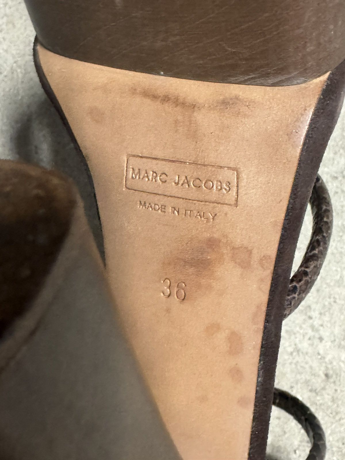Marc Jacobs marc jacobs serpant snake heels RARE Size 36 Made In Italy Size US 6 / IT 36 - 7 Thumbnail