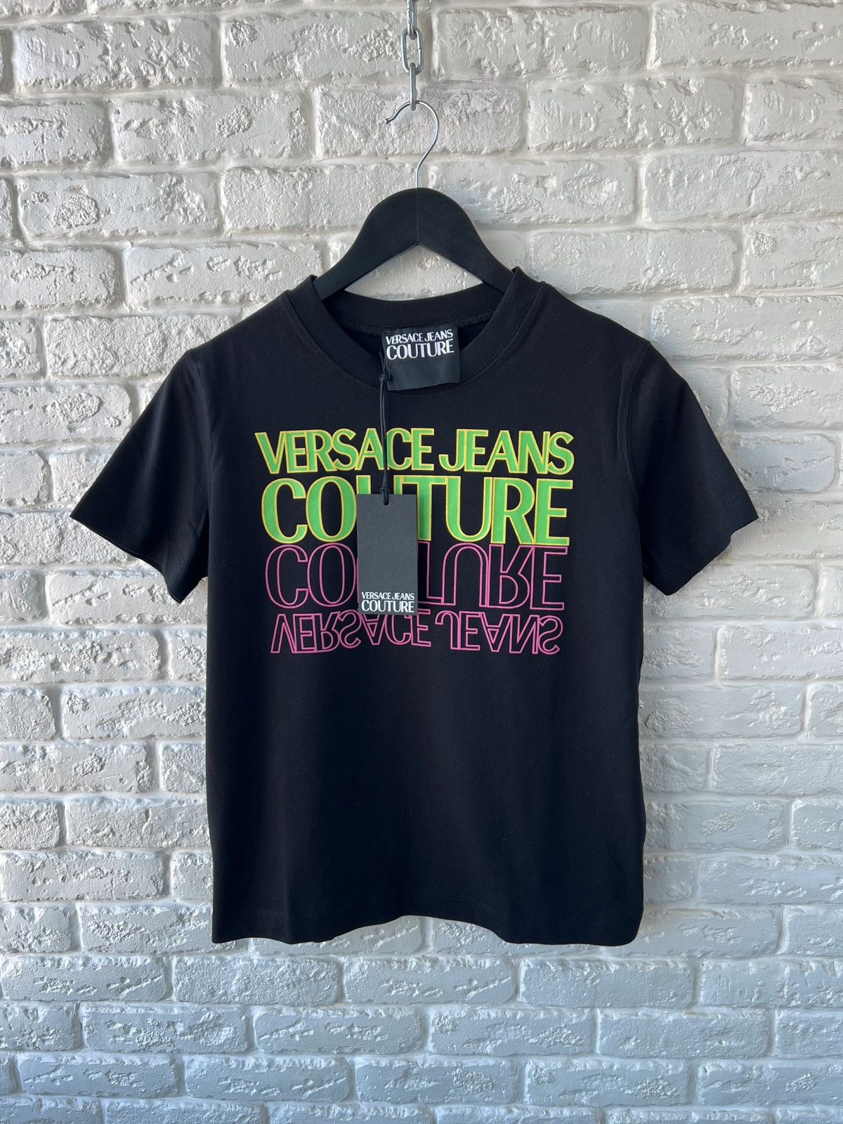 Versace Jeans Couture Versace Big Logo T-Shirt Tee Size M / US 6-8 / IT 42-44 - 1 Thumbnail