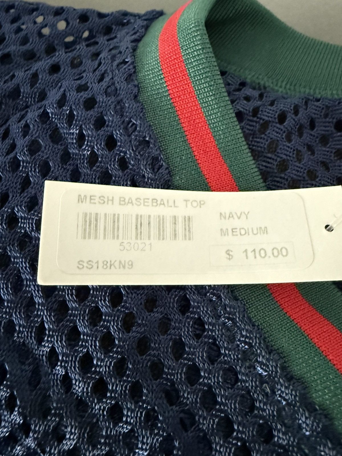 Supreme Supreme Mesh Baseball Jersey Navy Size US M / EU 48-50 / 2 - 4 Thumbnail